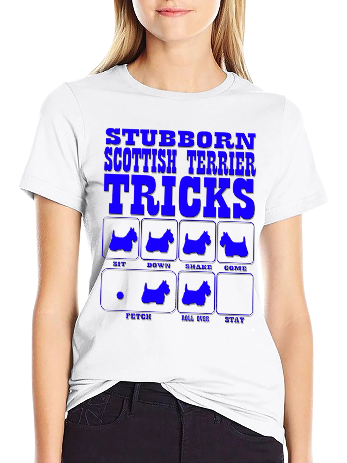 Stubborn Scottish Terrier Tricks T-Shirt