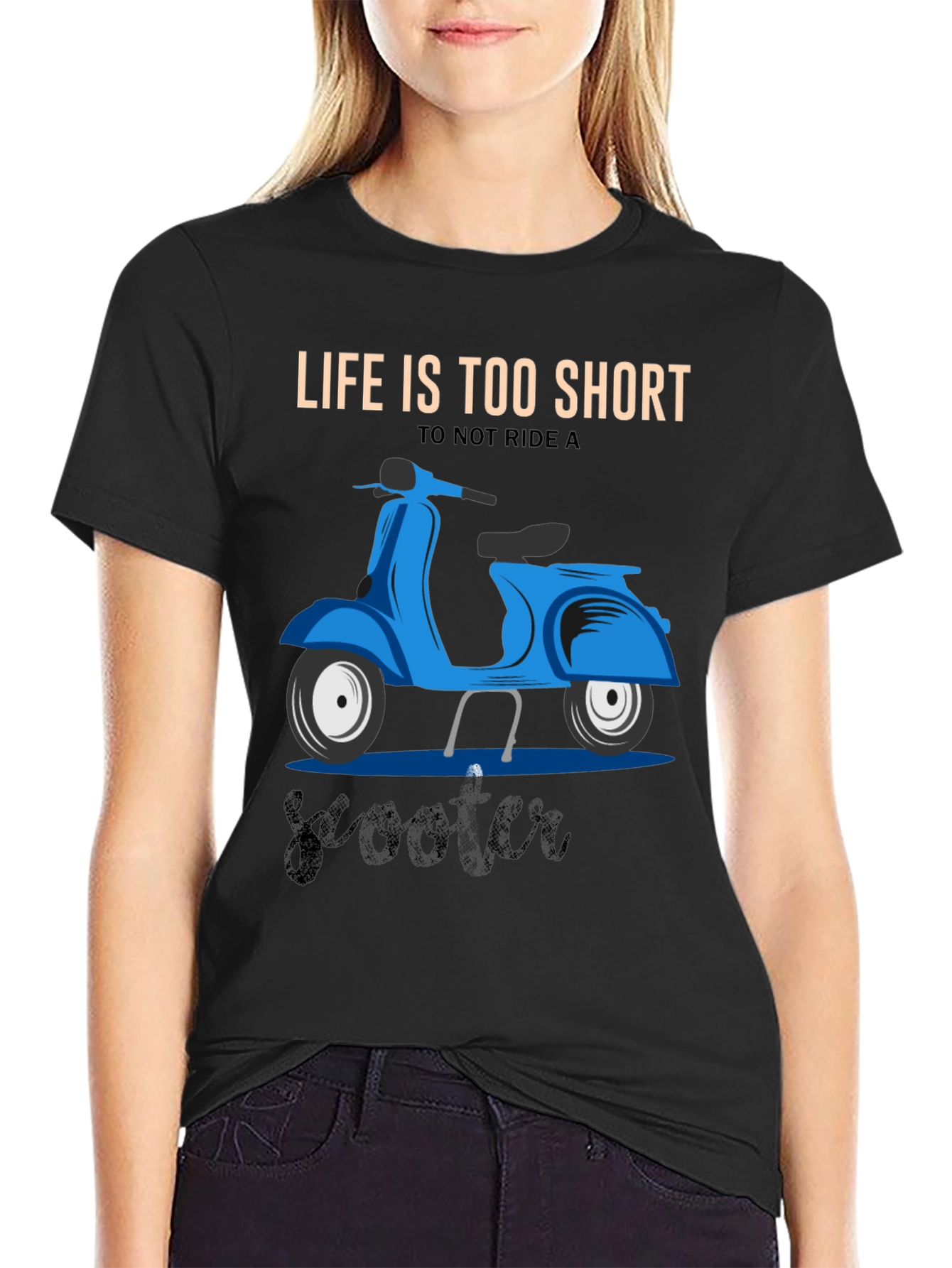 Lifes Too Short Scooter T-Shirt