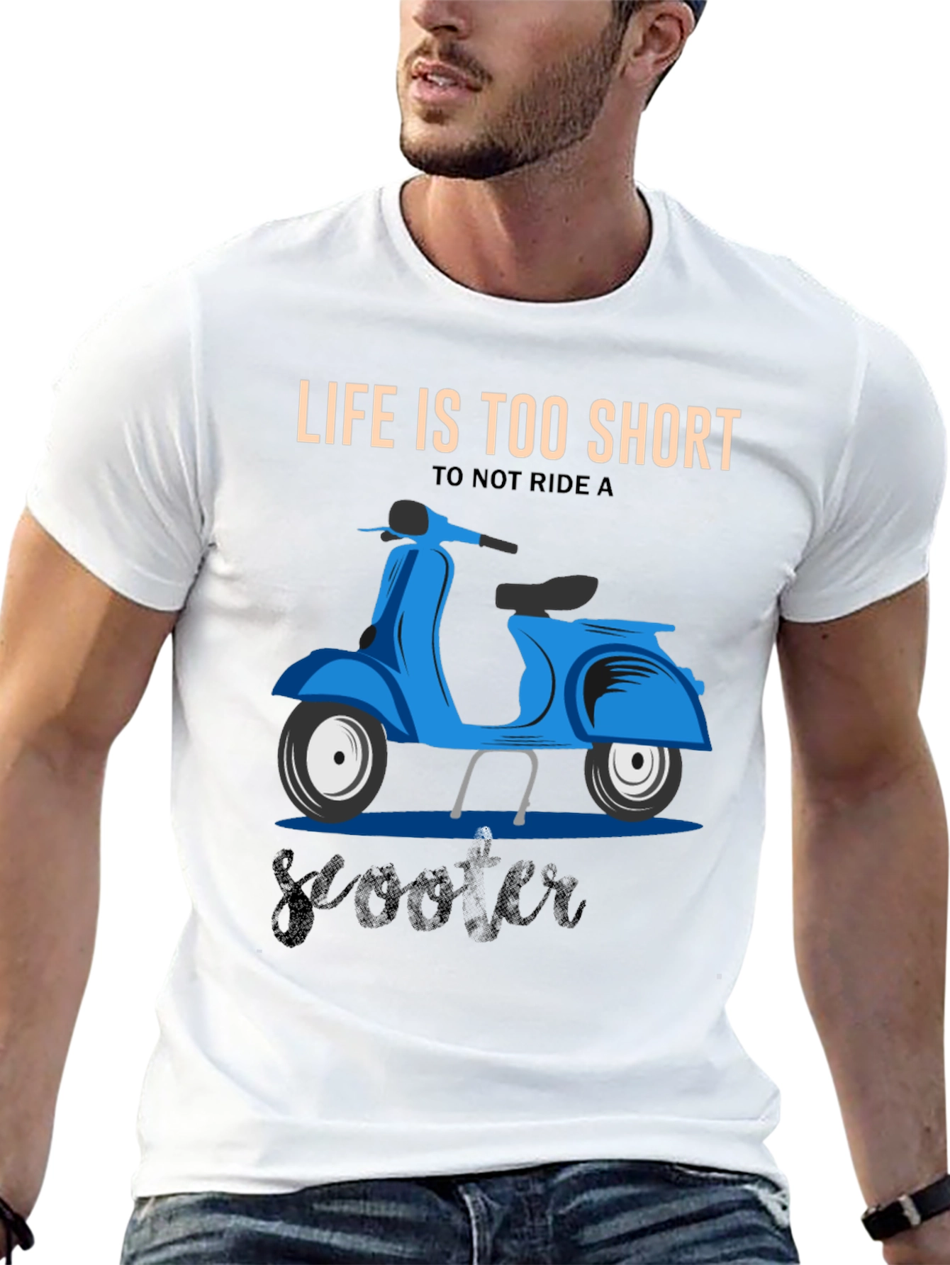 Lifes Too Short Scooter T-Shirt