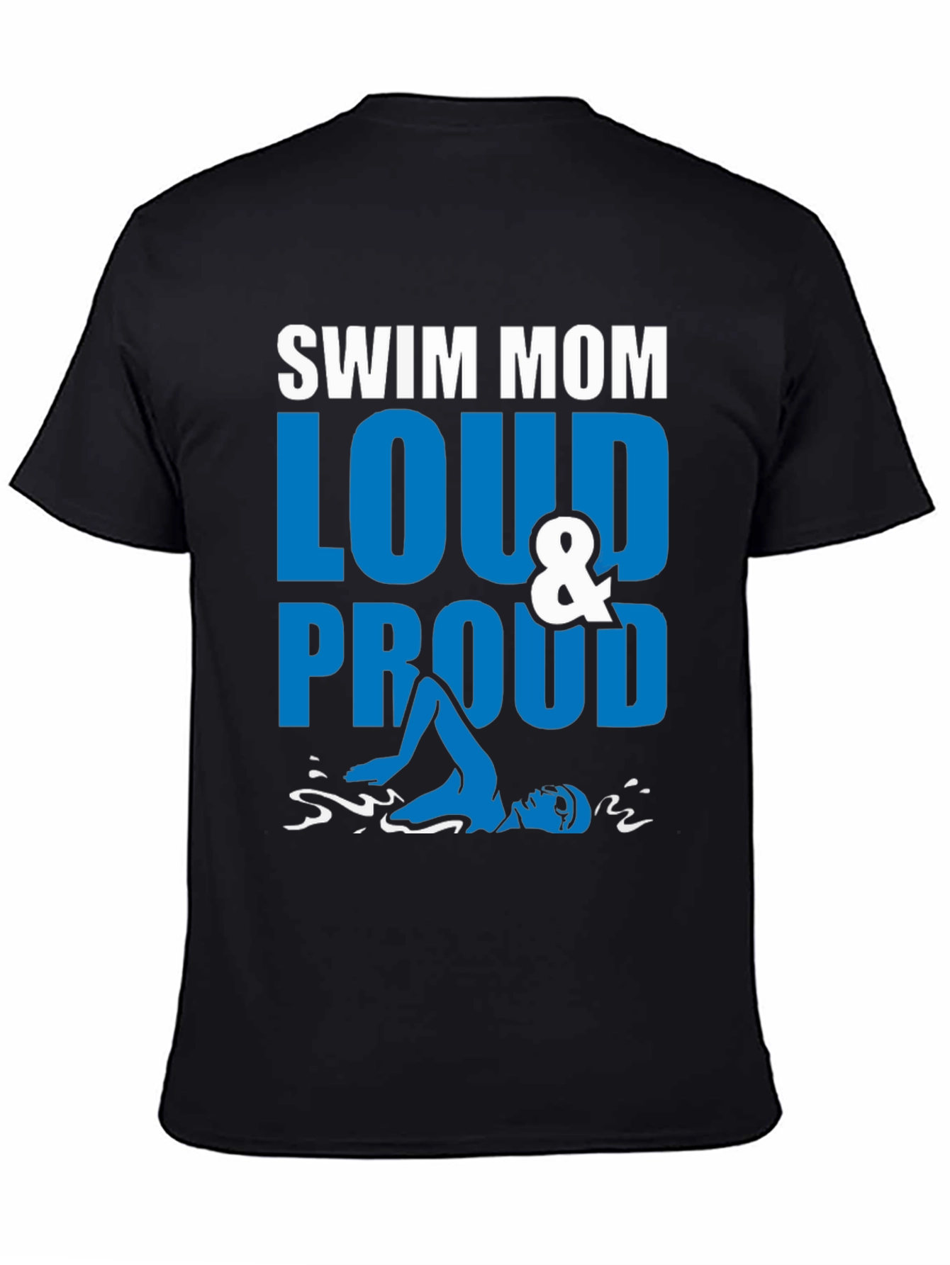 Swim Mom Loud & Proud Graphic T-Shirt