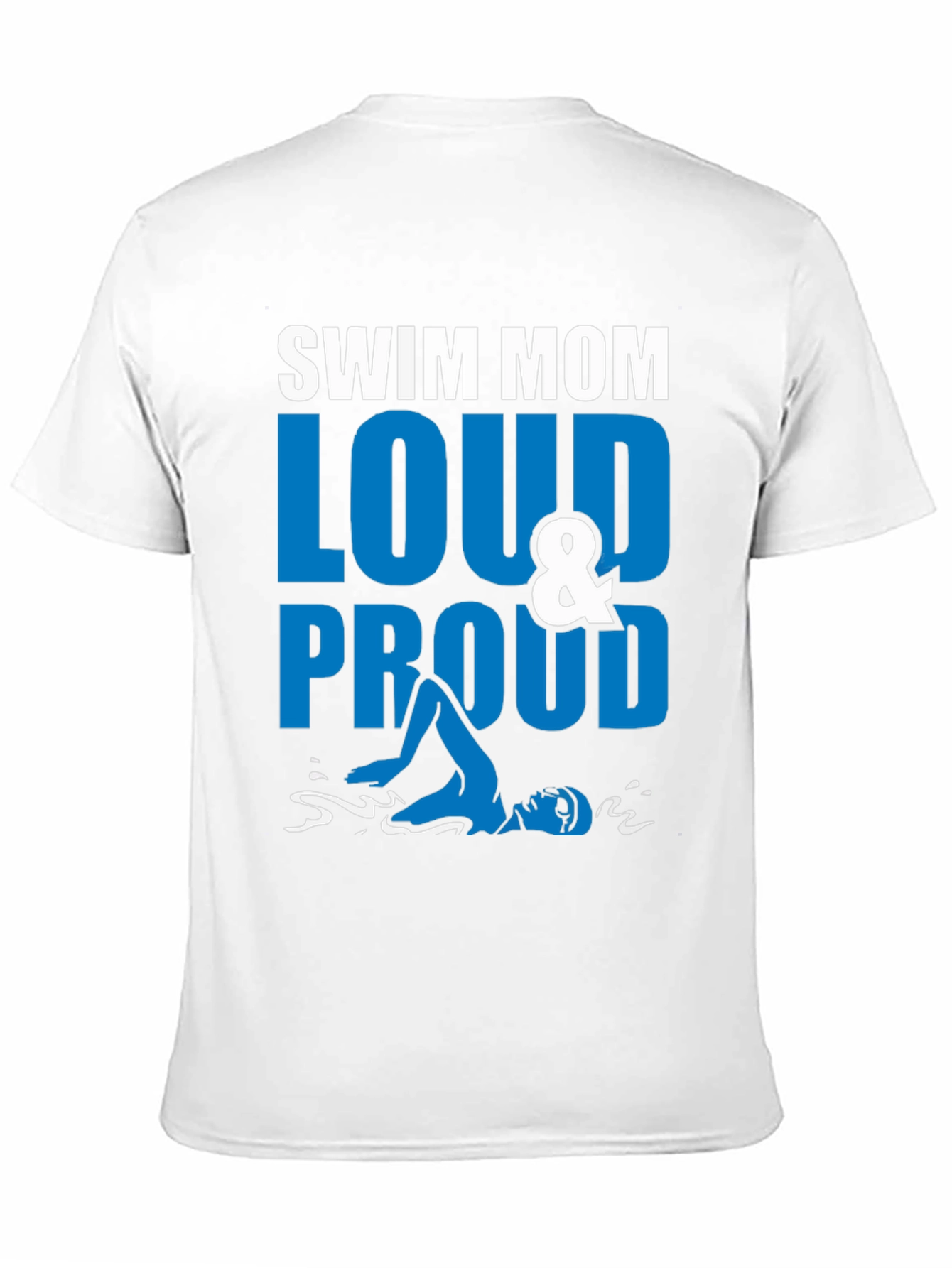 Swim Mom Loud & Proud Graphic T-Shirt
