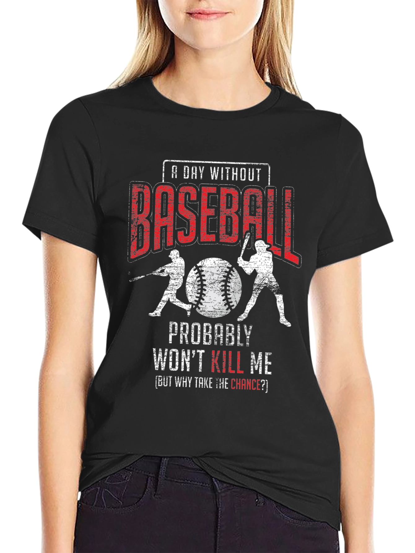 A Day Without Baseball Graphic Tee
