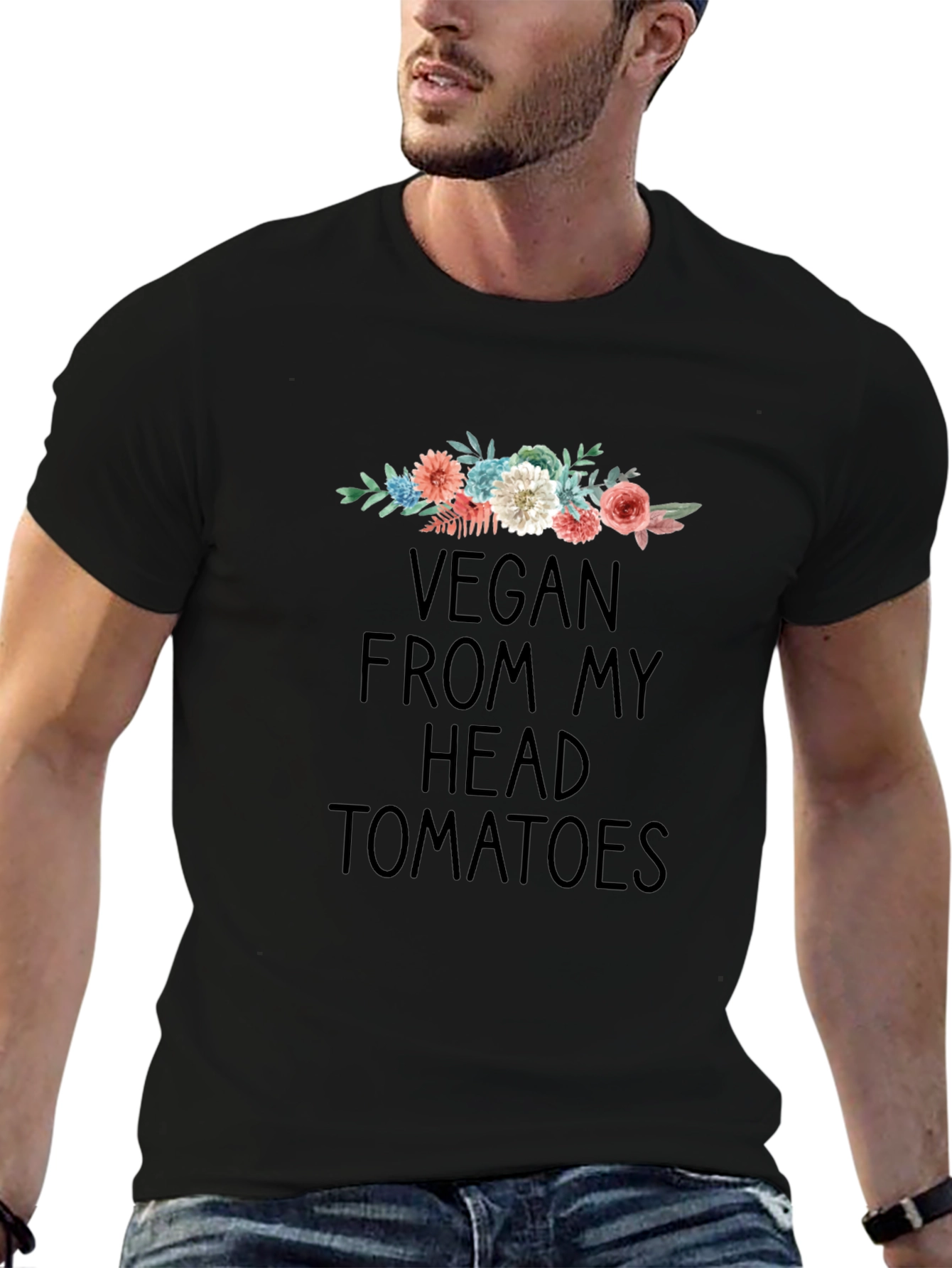 Vegan From My Head Tomatoes T-Shirt