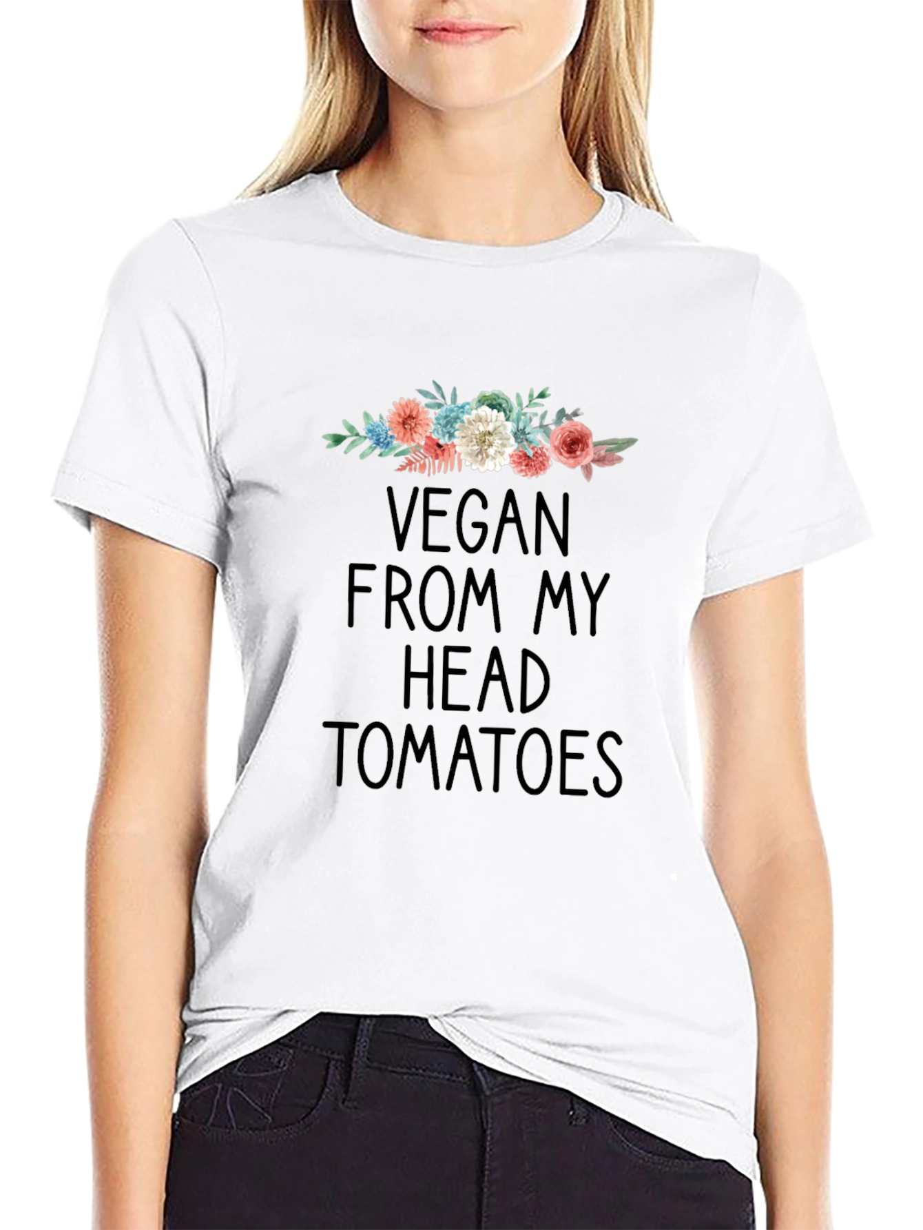 Vegan From My Head Tomatoes T-Shirt