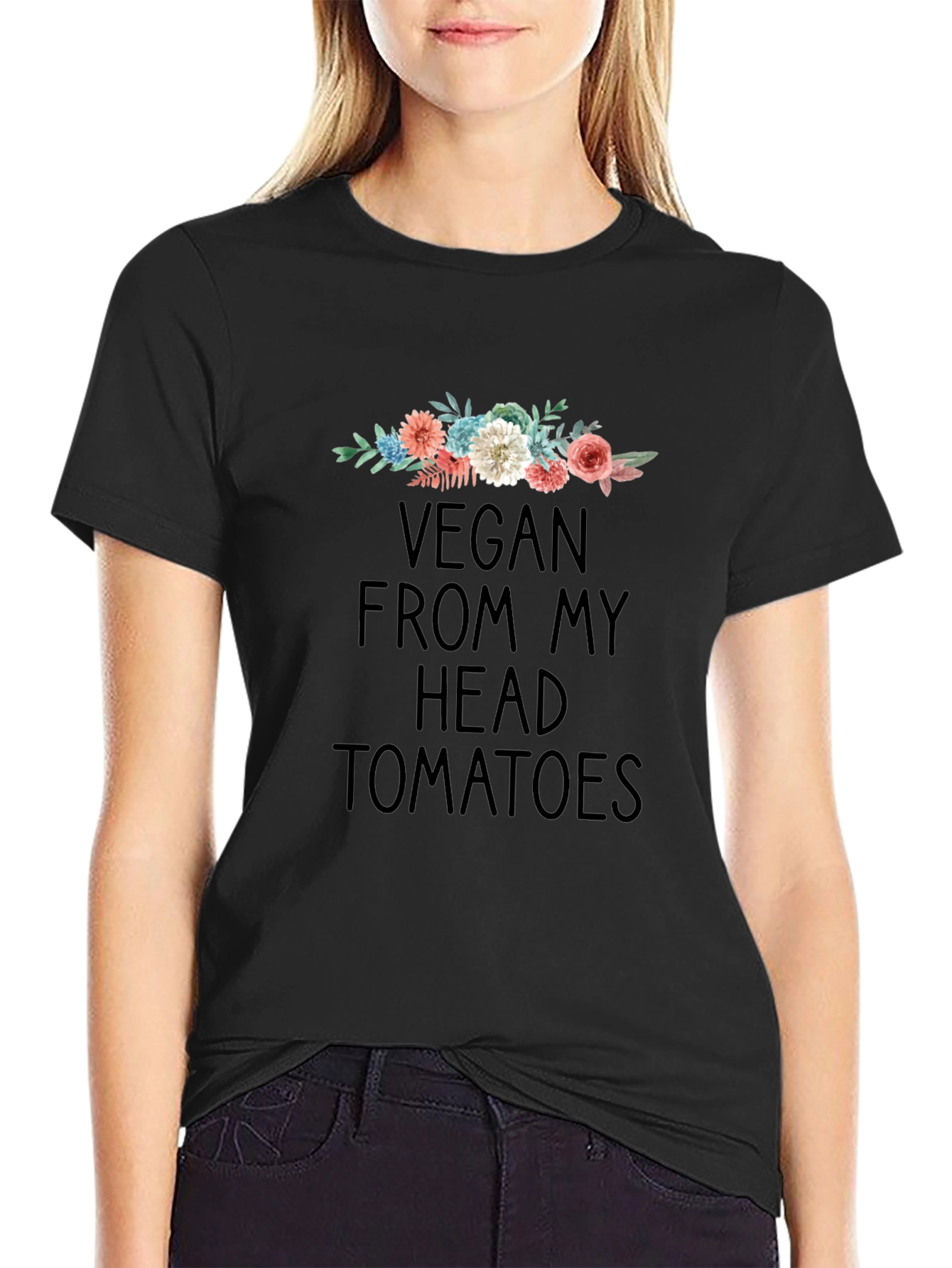 Vegan From My Head Tomatoes T-Shirt