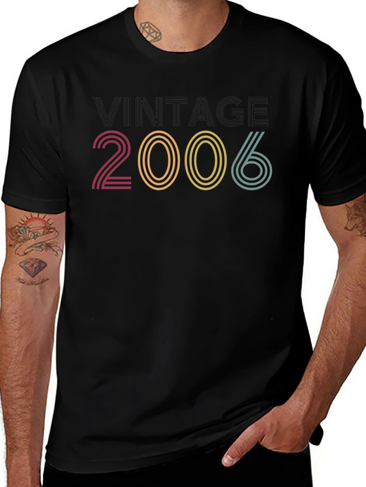 Vintage 2006 Graphic Tee - Retro Style Birthday T-Shirt