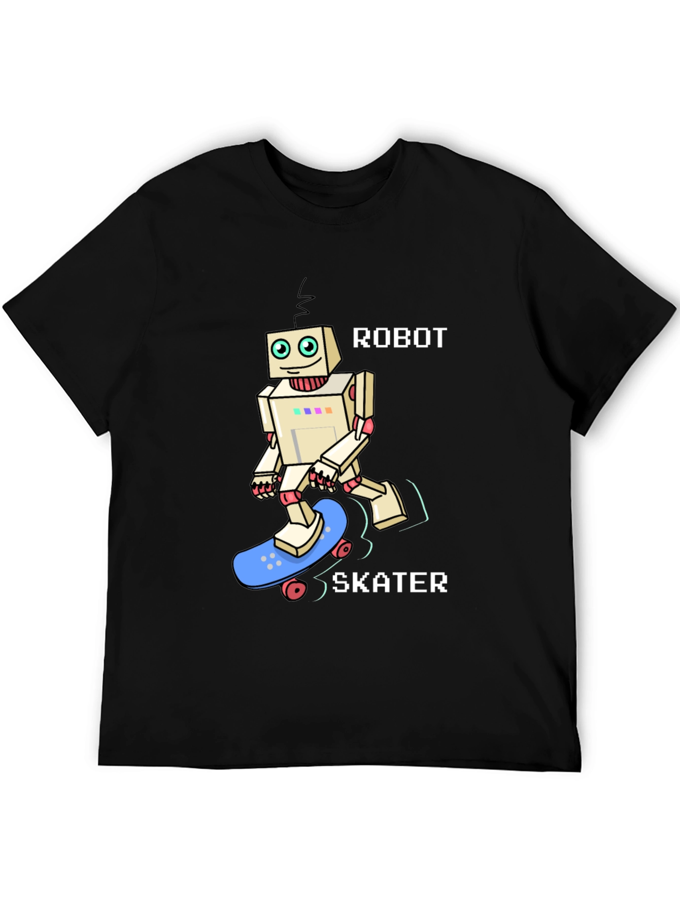 Robot Skater Graphic Tee - Cool & Unique Design