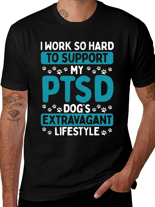 PTSD Dog Dad T-Shirt - Extravagant Lifestyle Tee