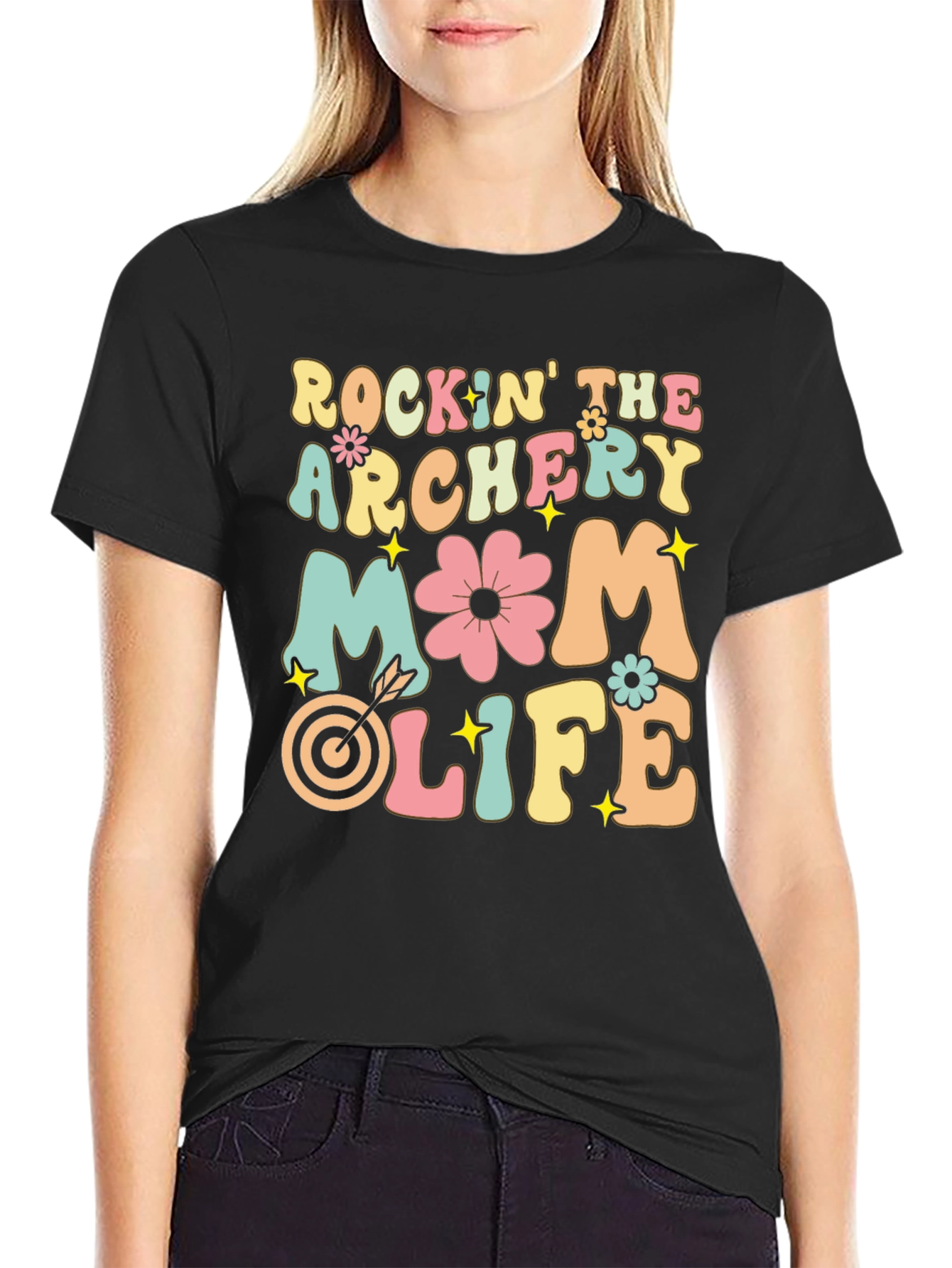 Rockin Archery Mom Life T-Shirt