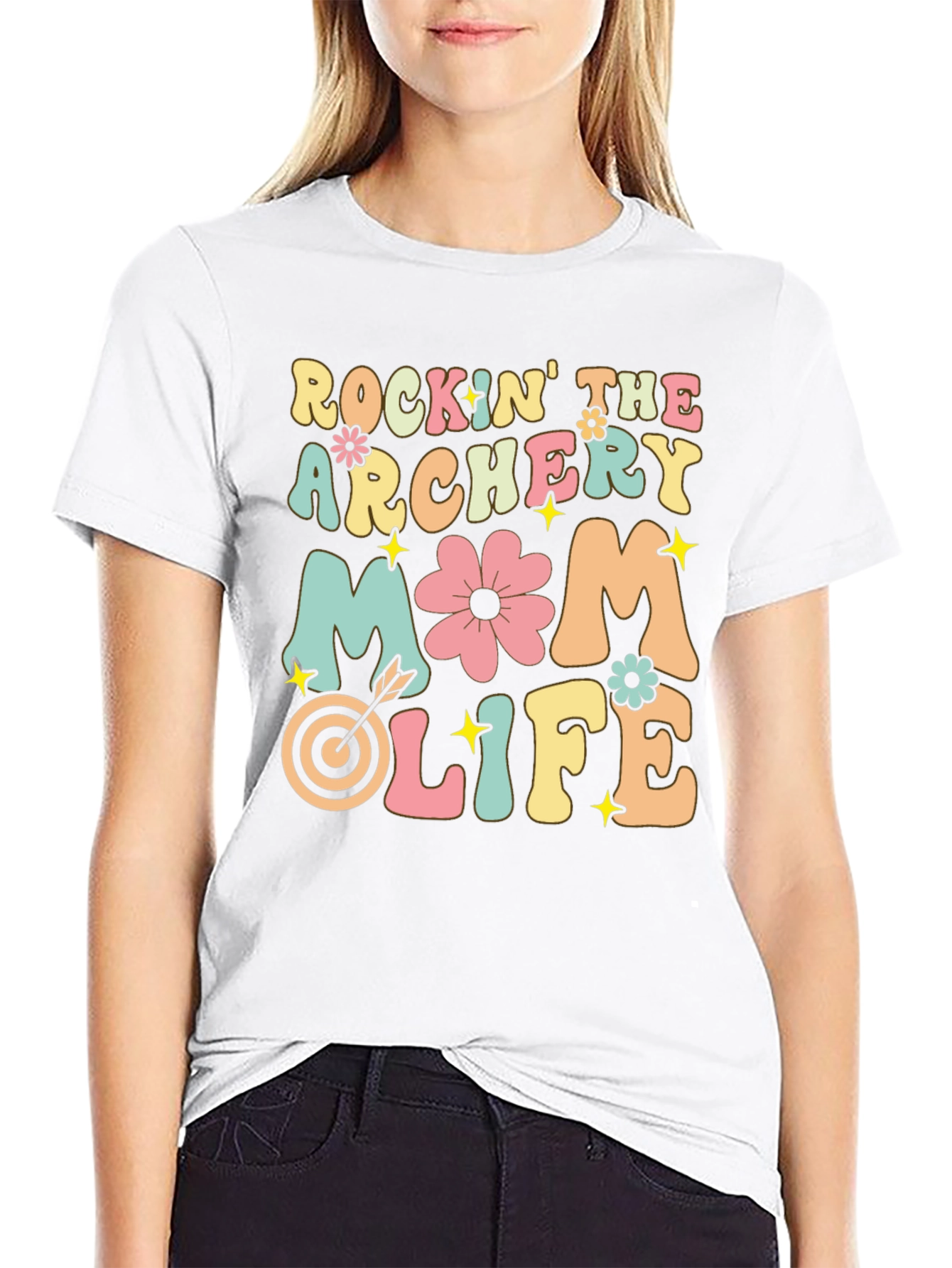 Rockin Archery Mom Life T-Shirt