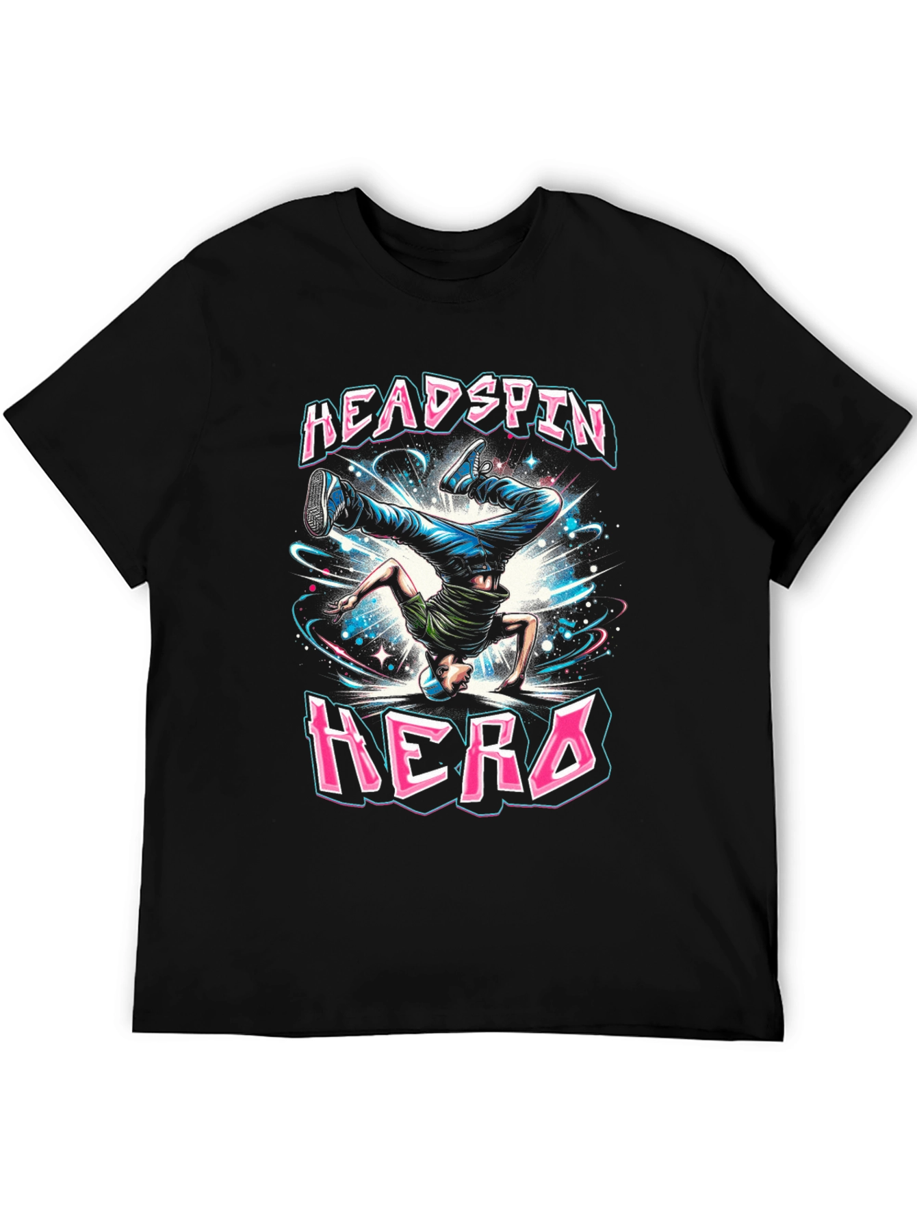 Headspin Hero Graphic Tee - Breakdance Style