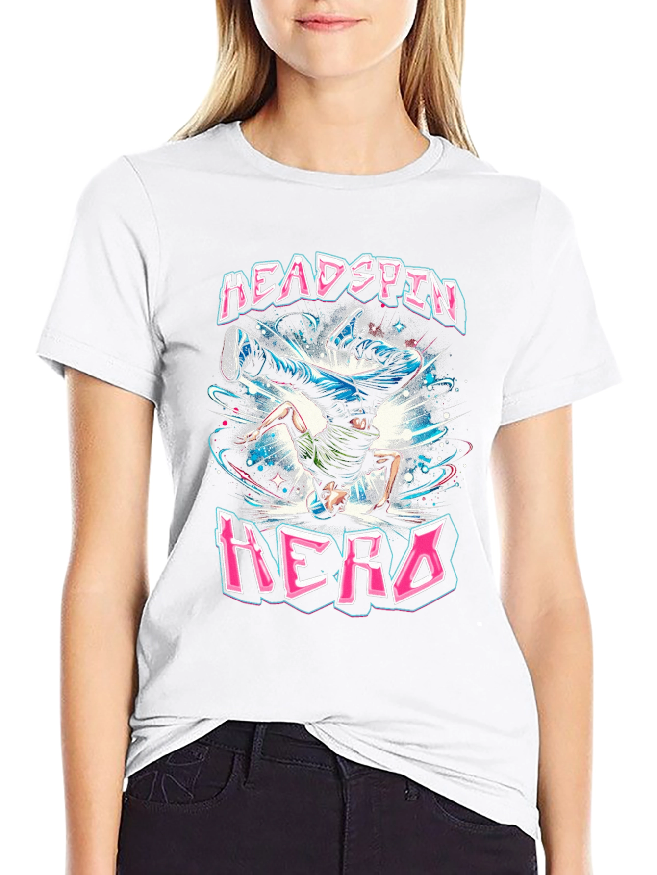 Headspin Hero Graphic Tee - Breakdance Style