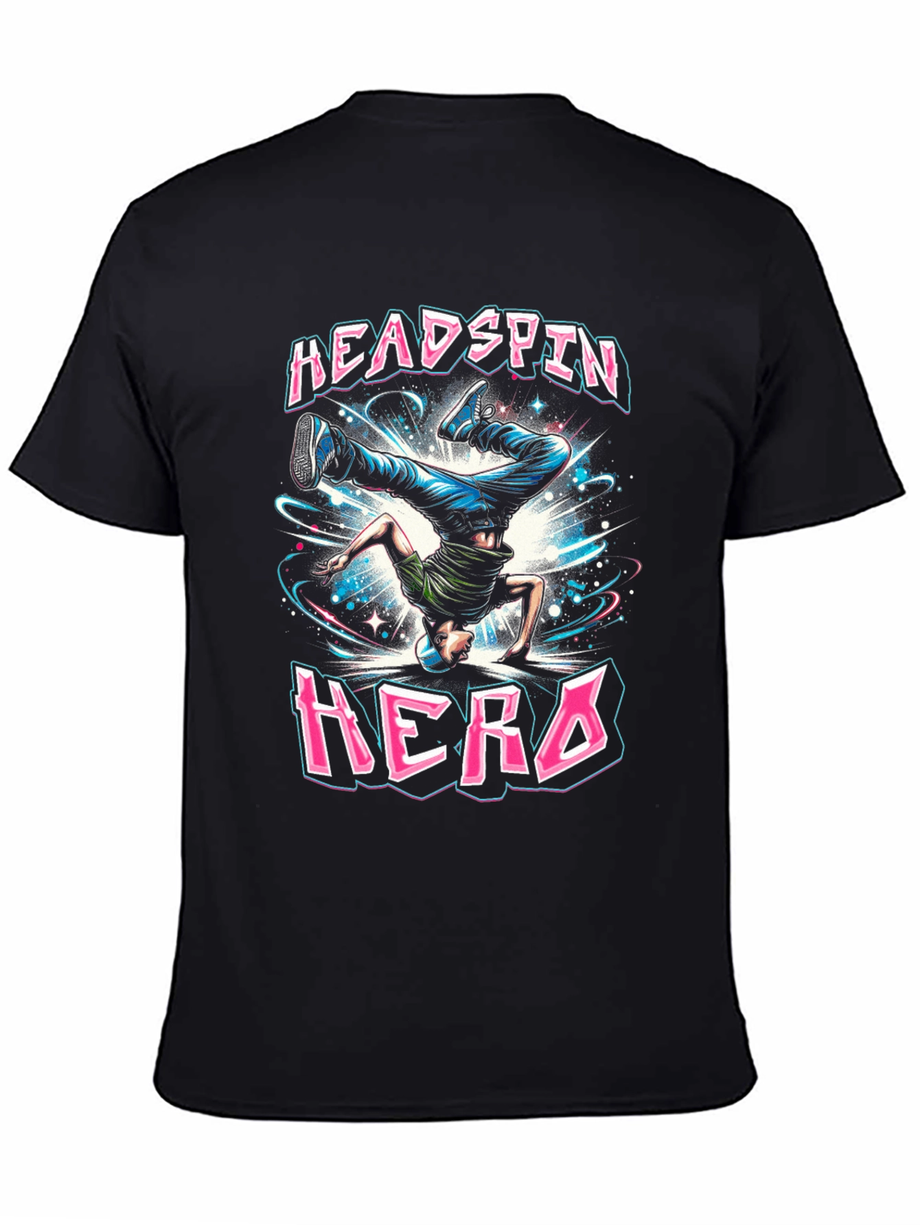 Headspin Hero Graphic Tee - Breakdance Style