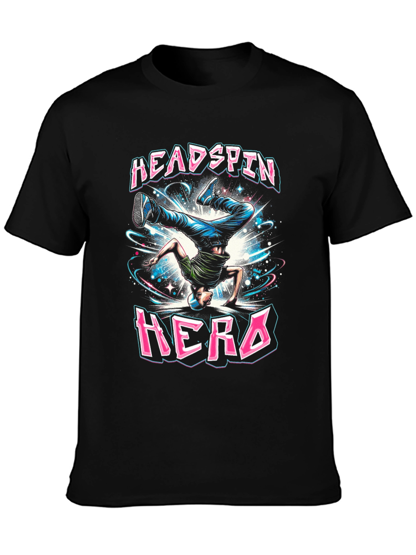 Headspin Hero Graphic Tee - Breakdance Style