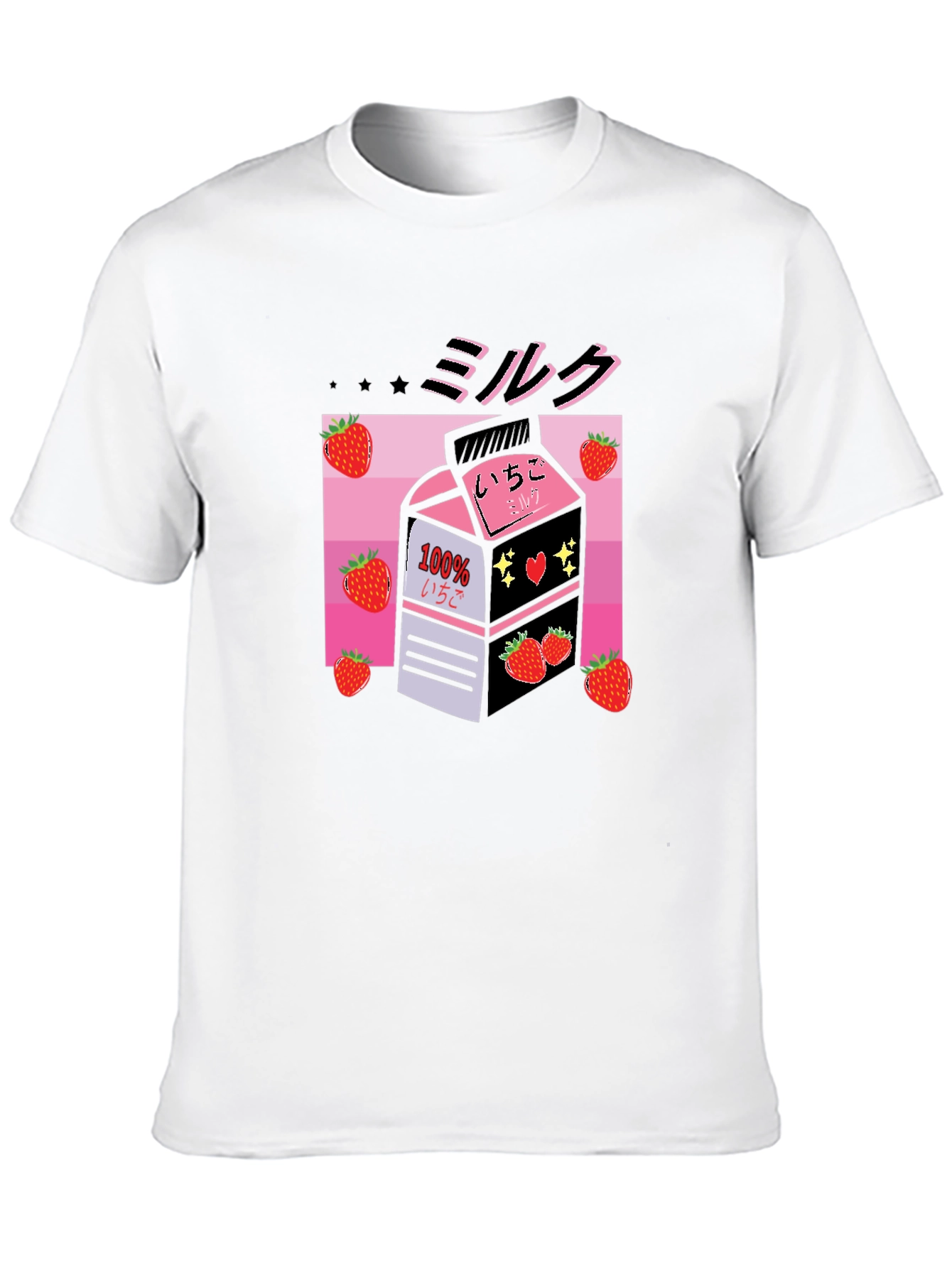 Strawberry Milk Graphic T-Shirt