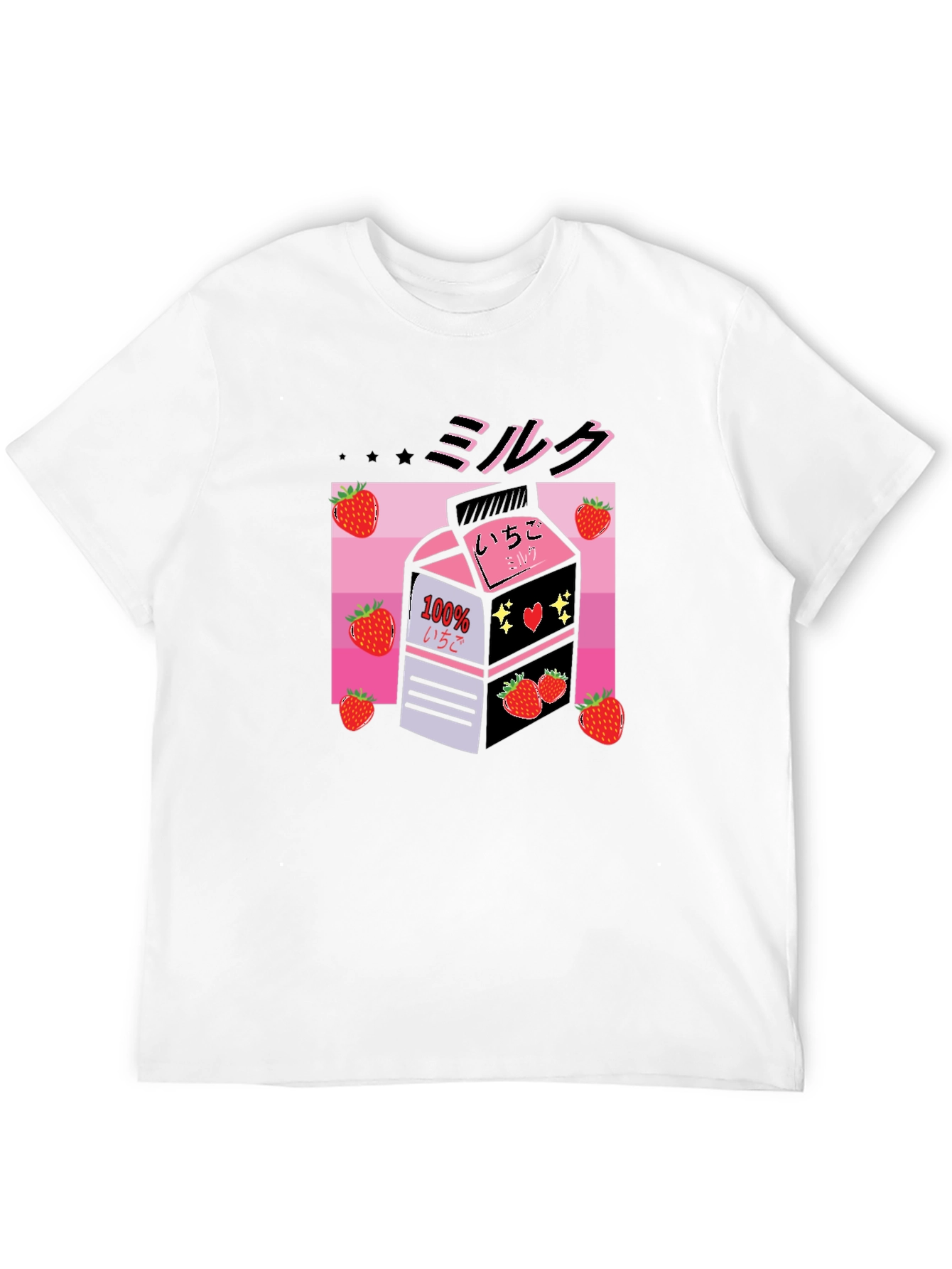 Strawberry Milk Graphic T-Shirt