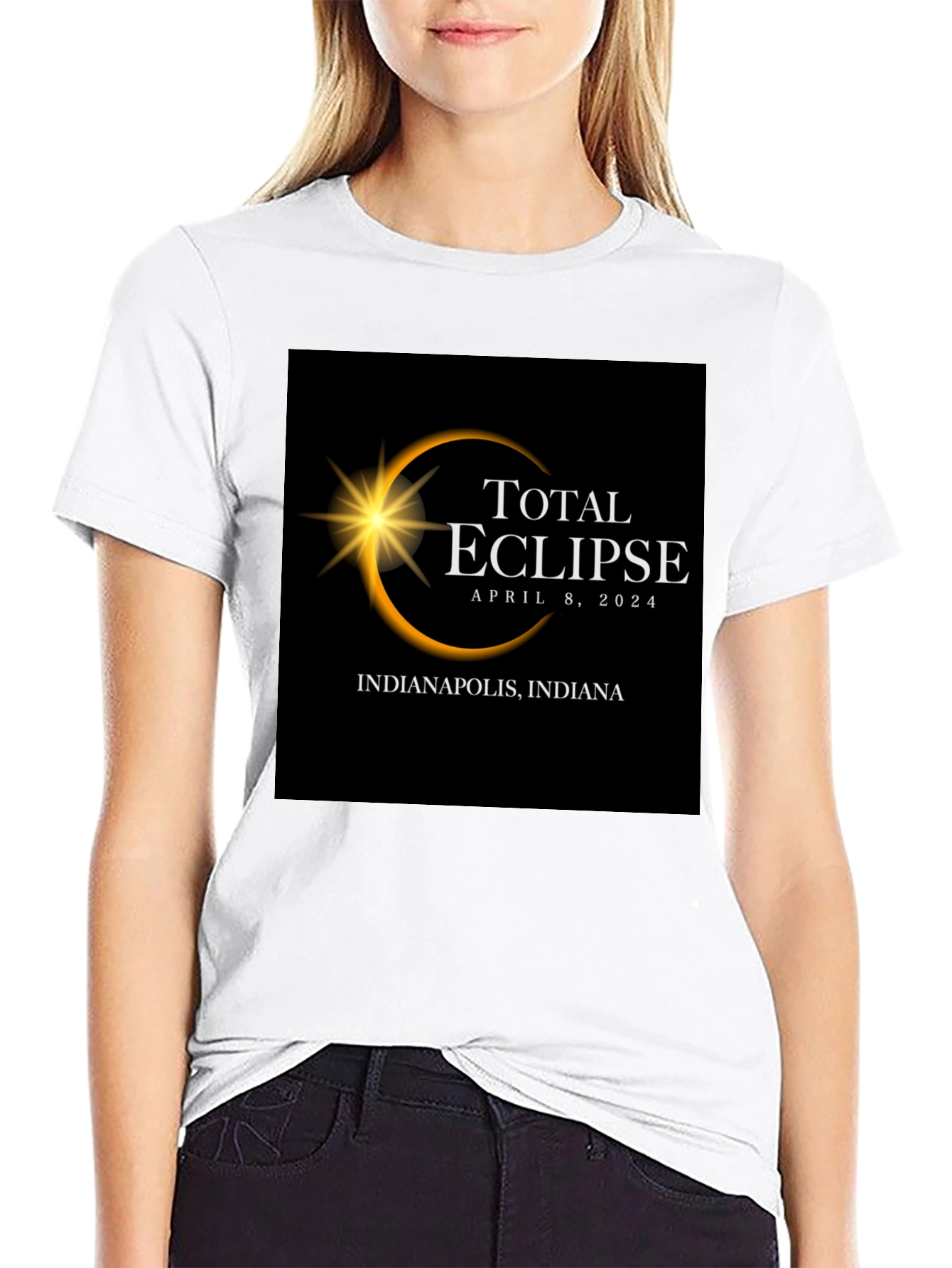 Total Eclipse April 8 2024 Indianapolis T-Shirt