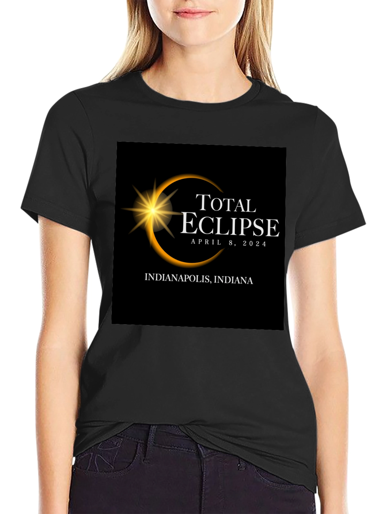 Total Eclipse April 8 2024 Indianapolis T-Shirt