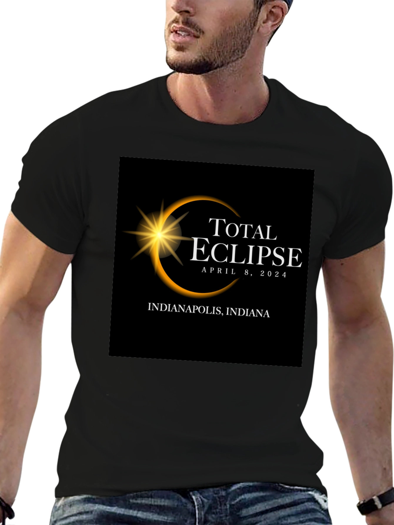 Total Eclipse April 8 2024 Indianapolis T-Shirt