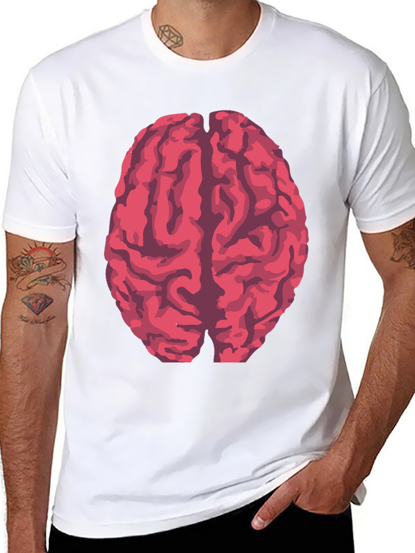 Brain Graphic Tee - Think Outside the Box!