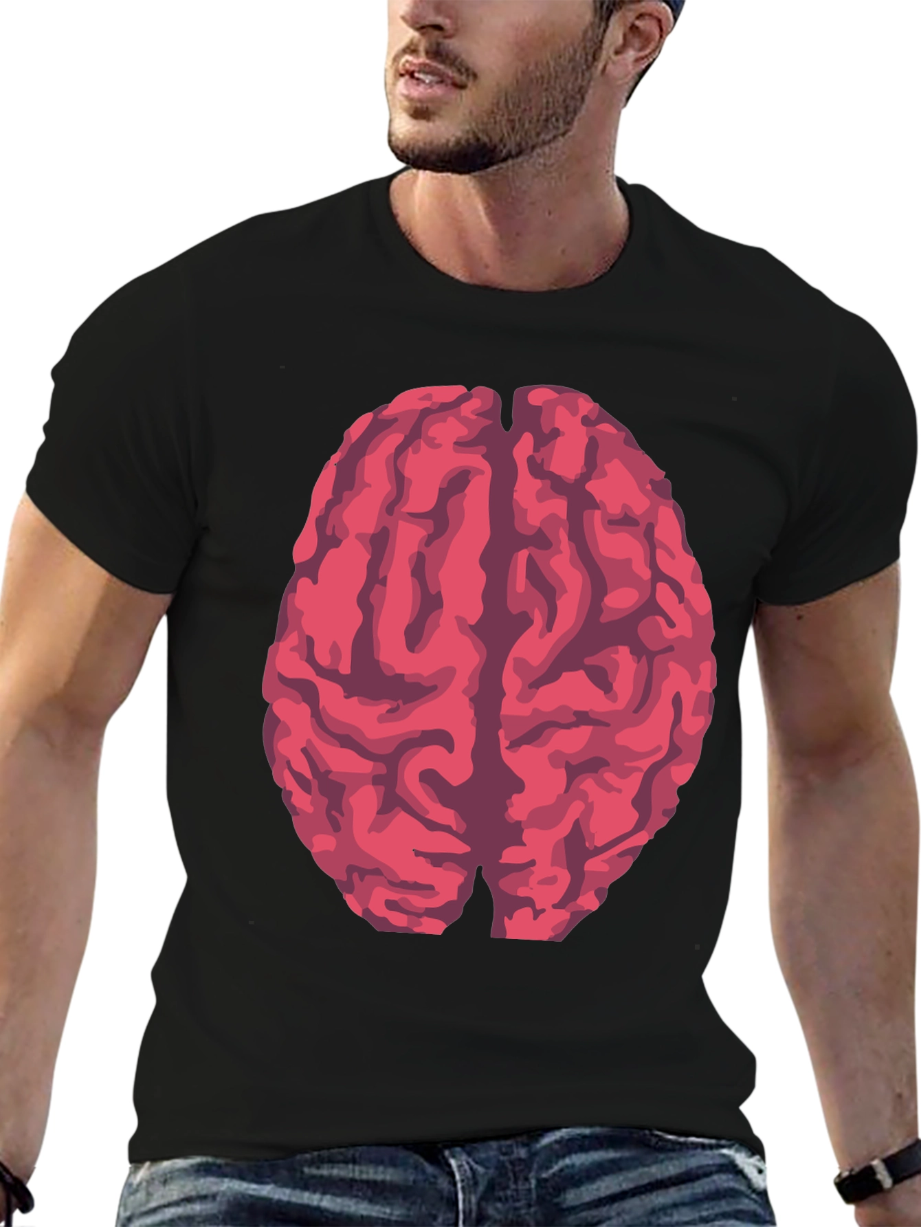 Brain Graphic Tee - Think Outside the Box!
