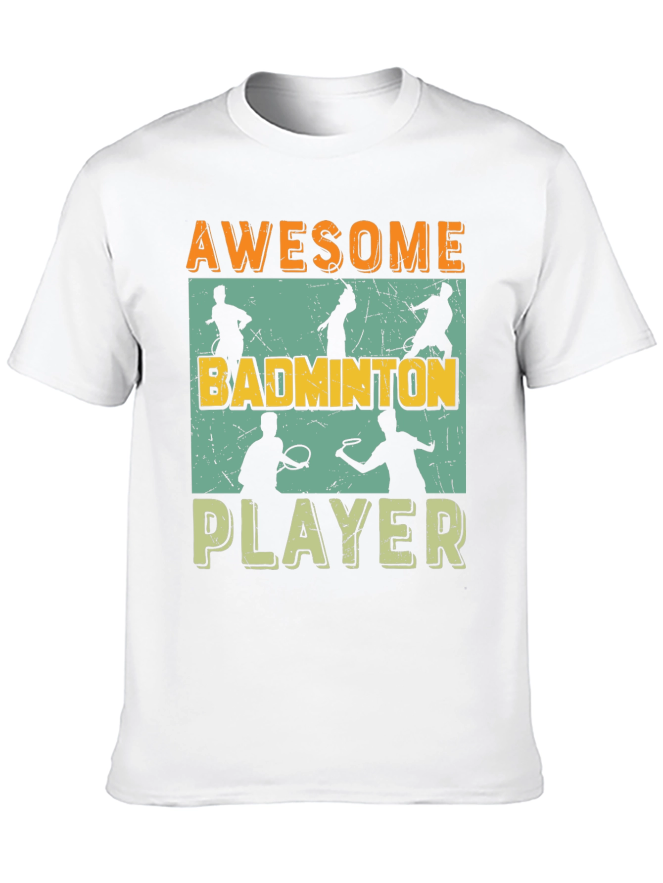 Awesome Badminton Player Graphic Tee