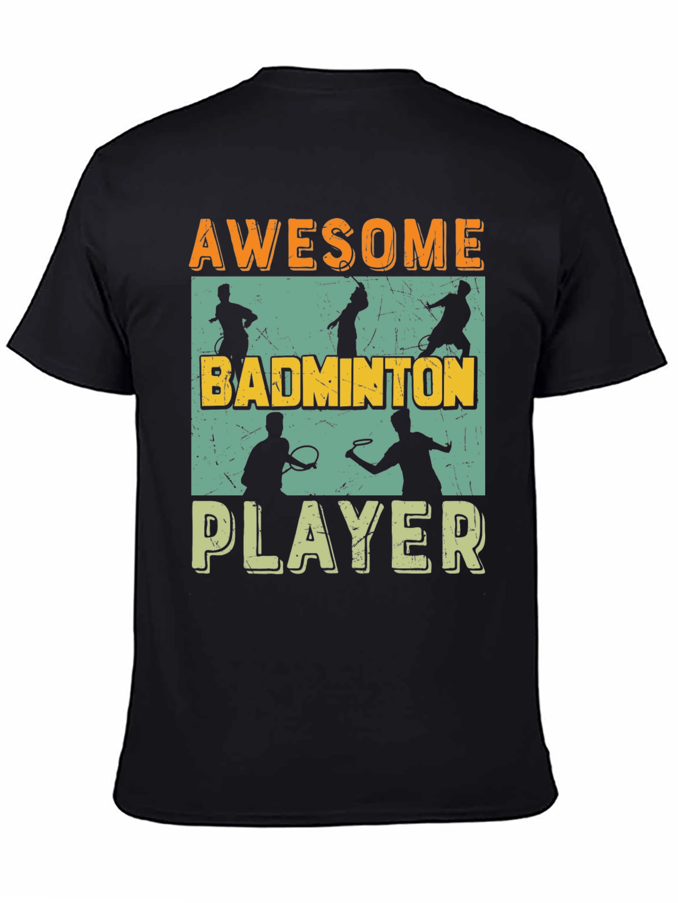 Awesome Badminton Player Graphic Tee