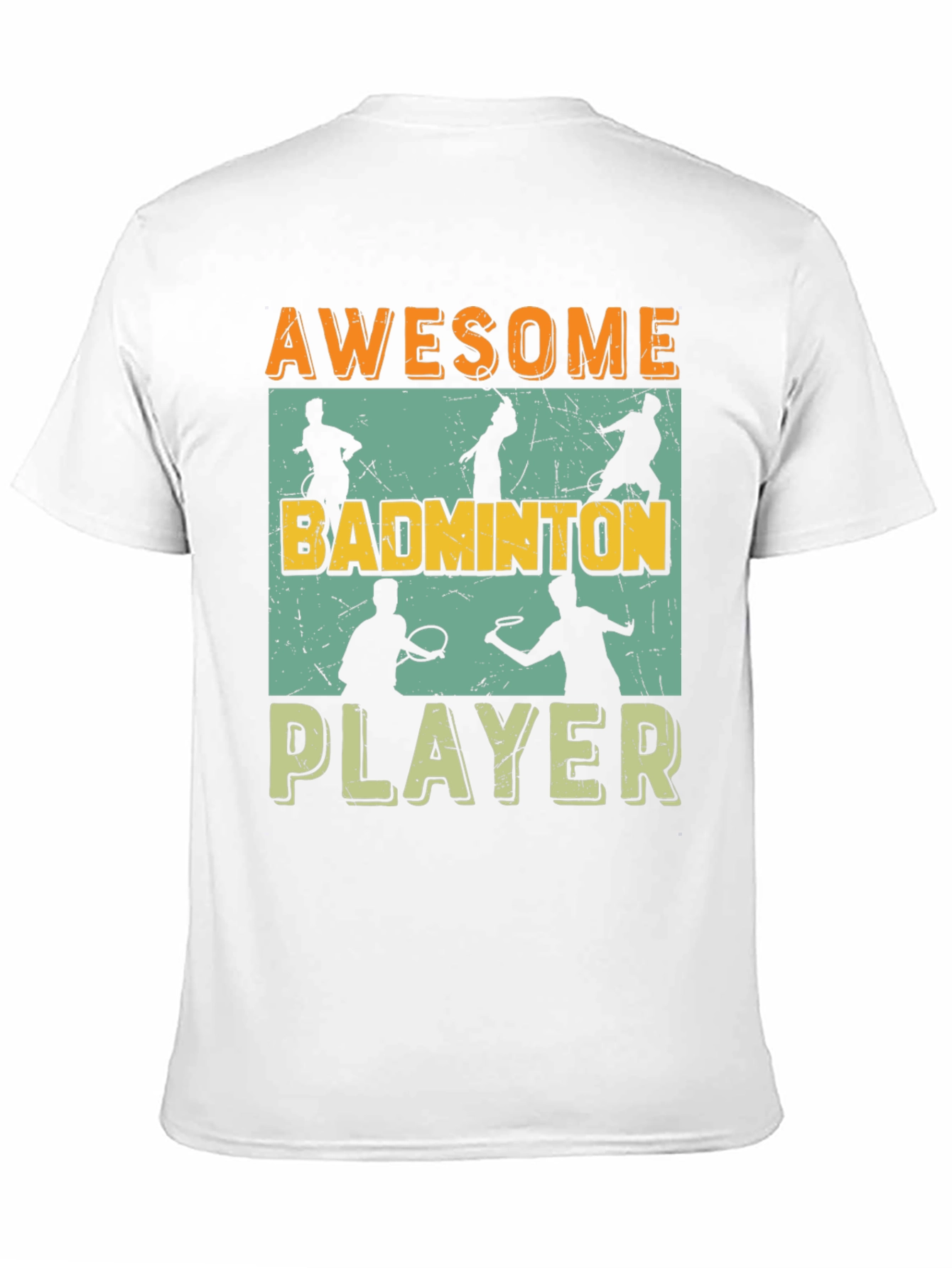 Awesome Badminton Player Graphic Tee