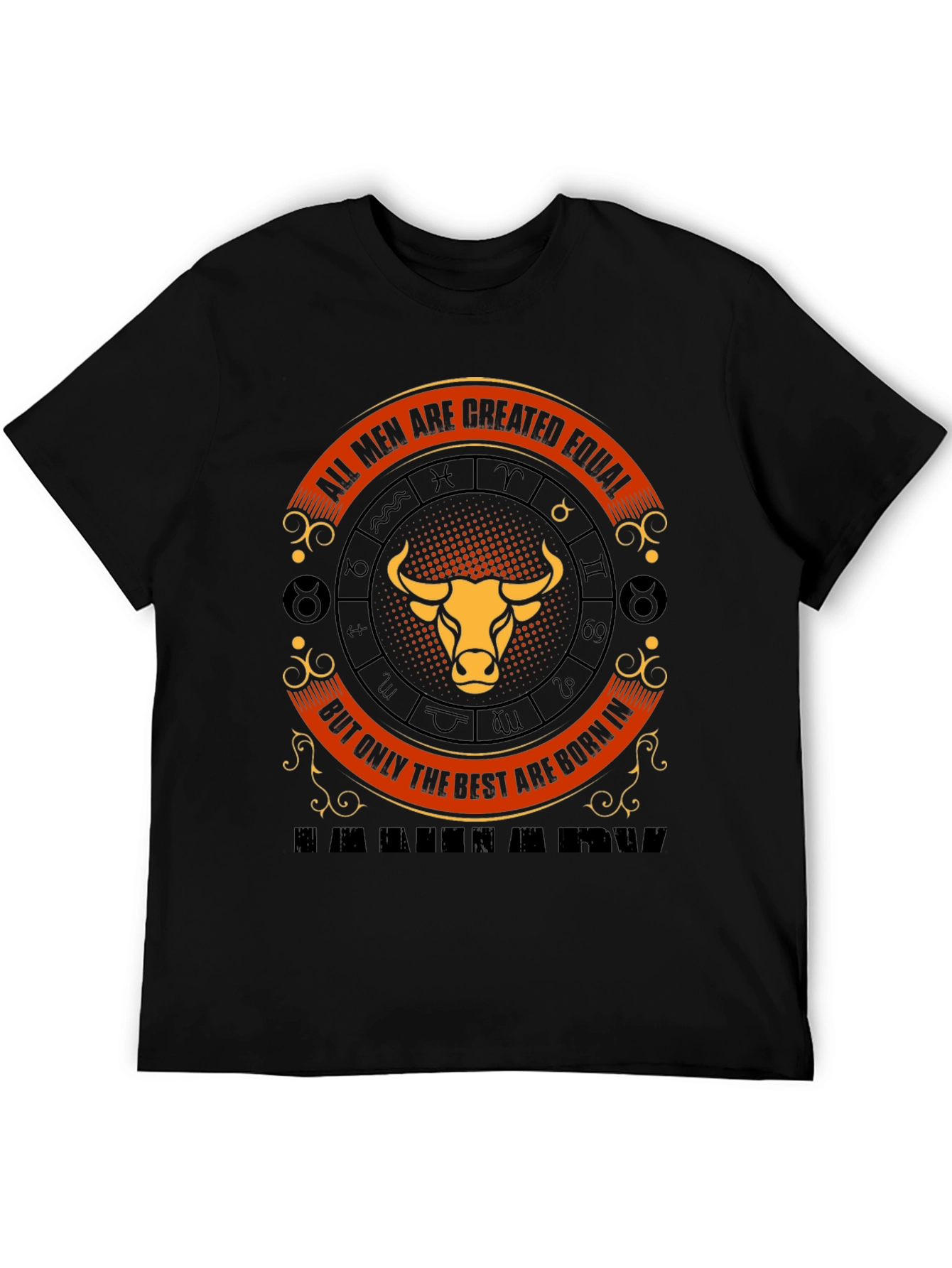 Taurus Zodiac Mens T-Shirt