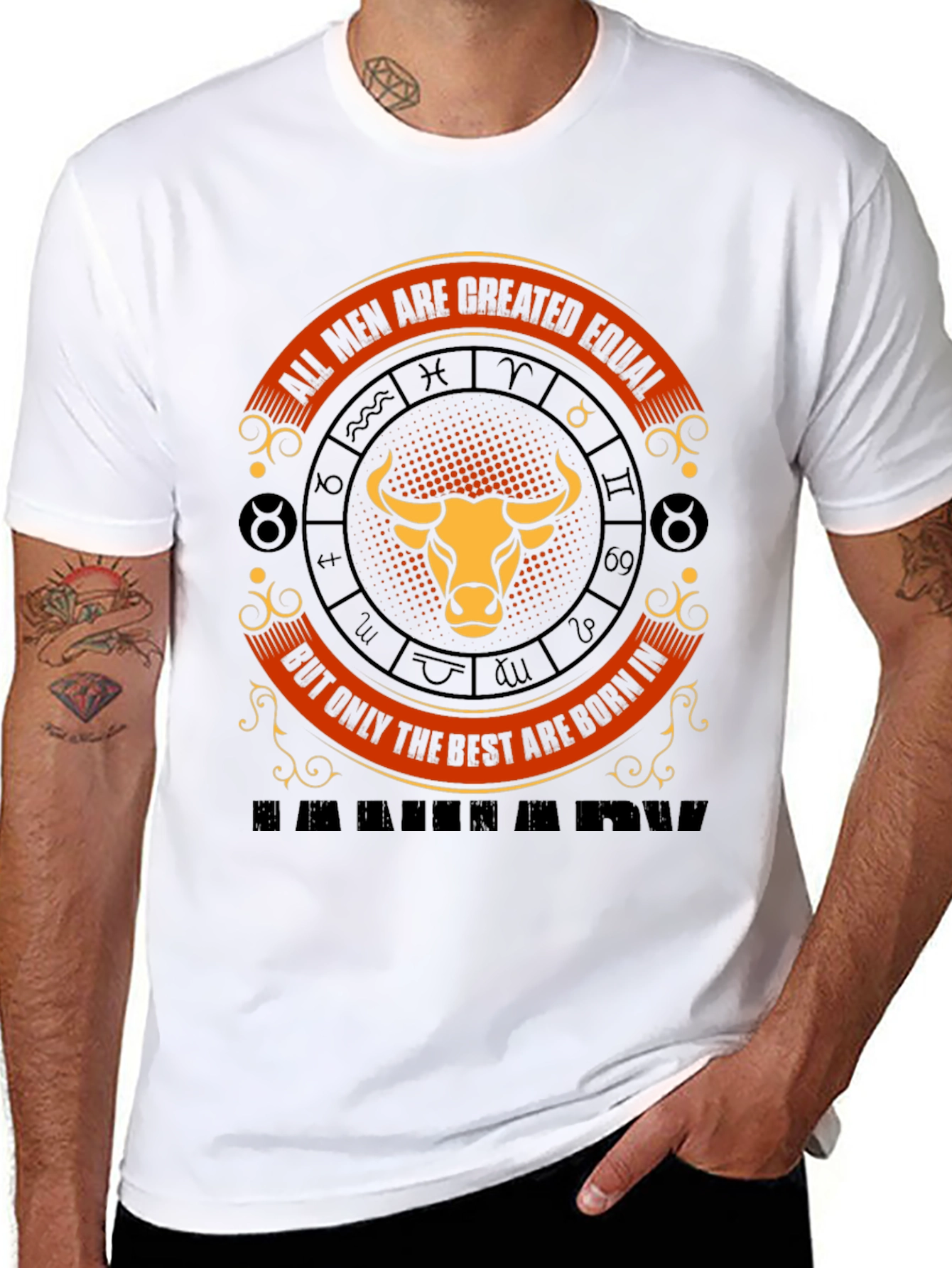 Taurus Zodiac Mens T-Shirt