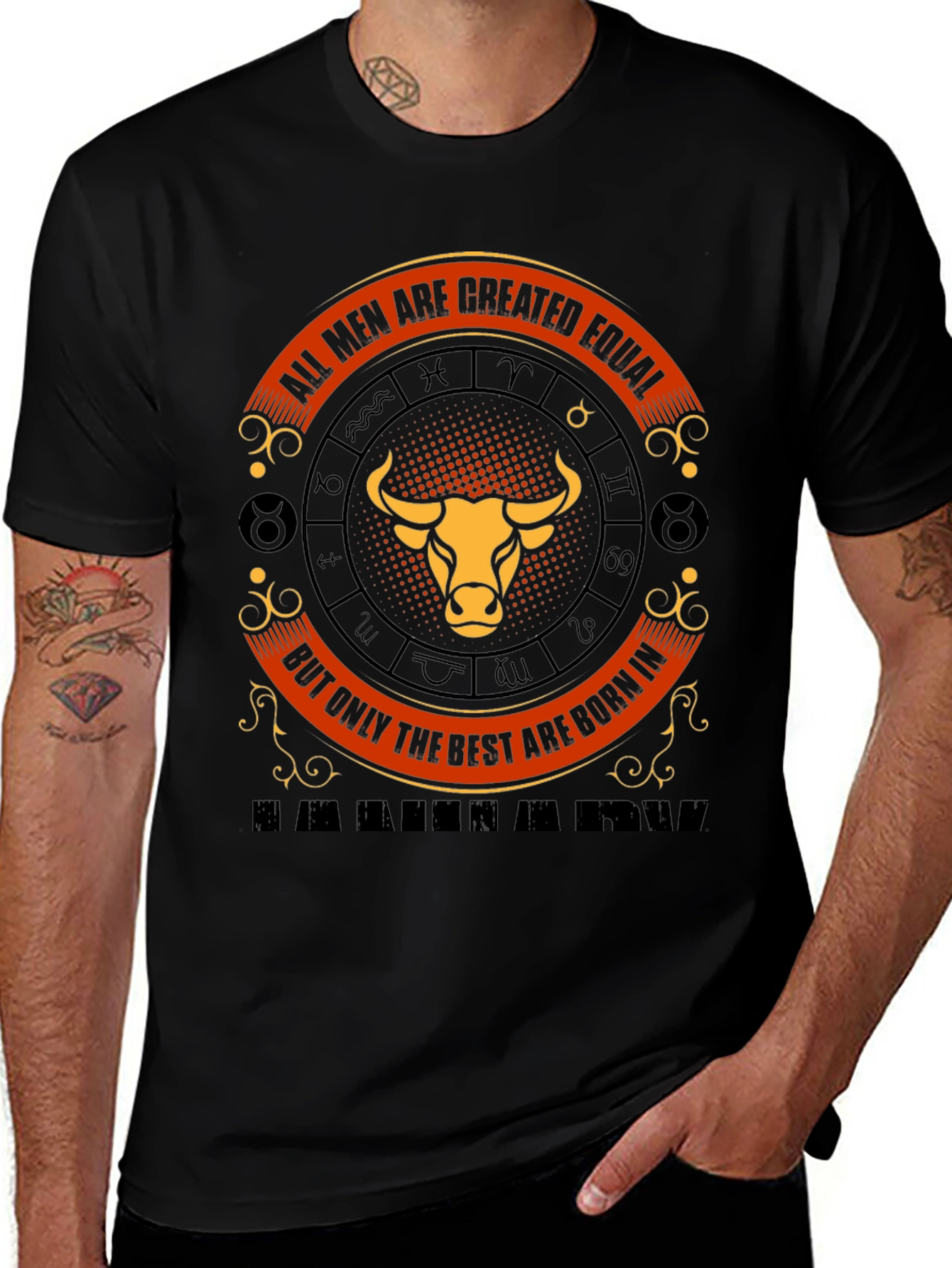 Taurus Zodiac Mens T-Shirt