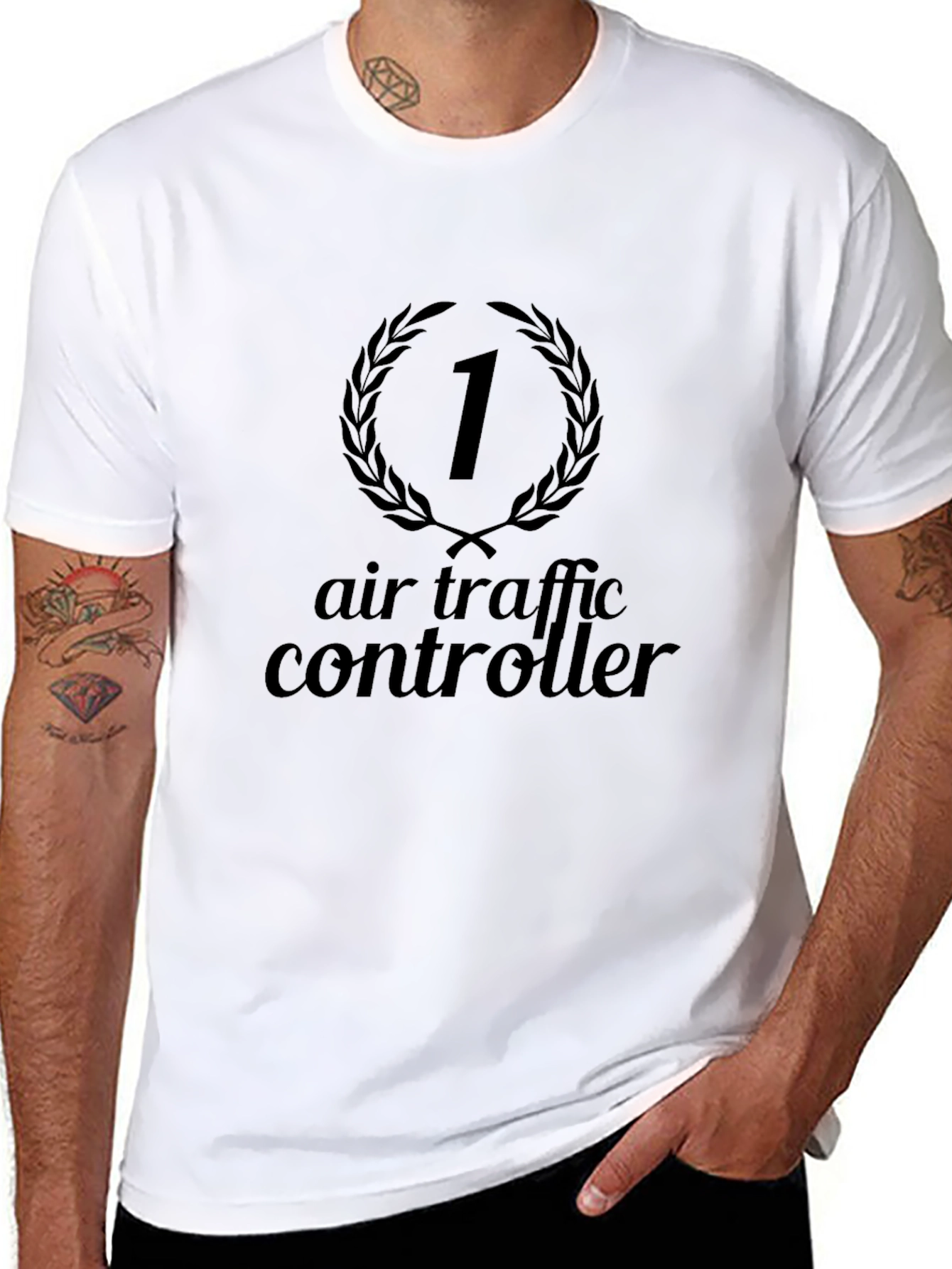 Air Traffic Controller #1 Black T-Shirt