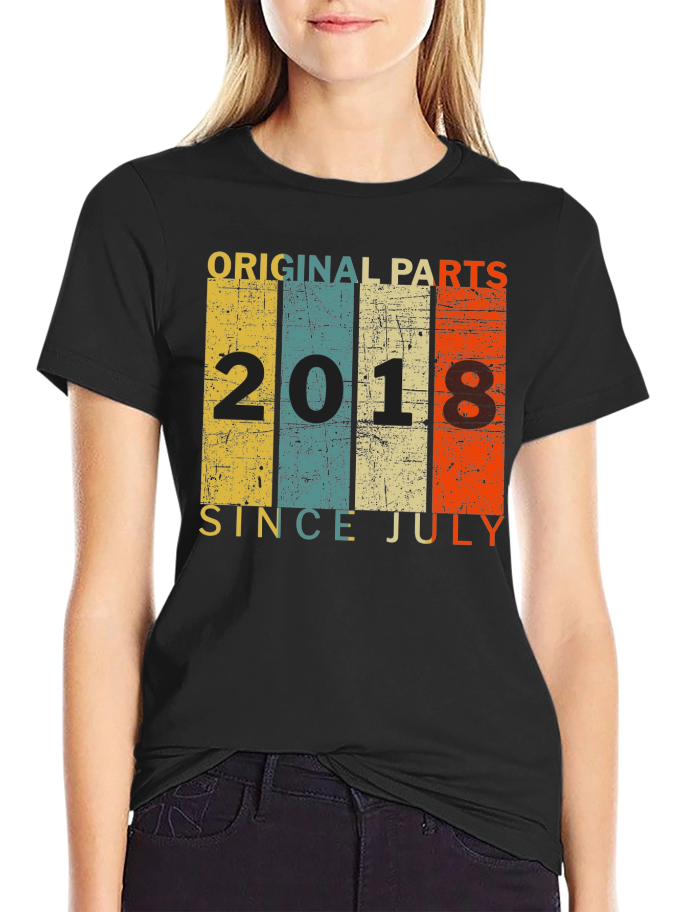 Original Parts 2018 Since July T-Shirt