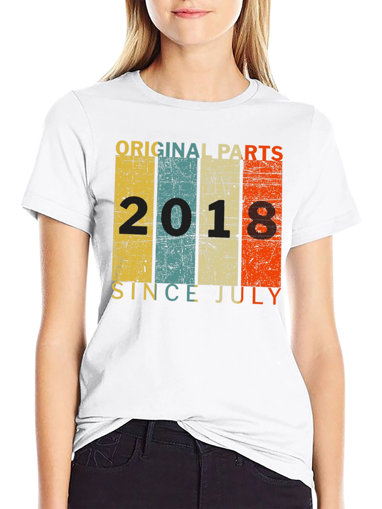 Original Parts 2018 Since July T-Shirt