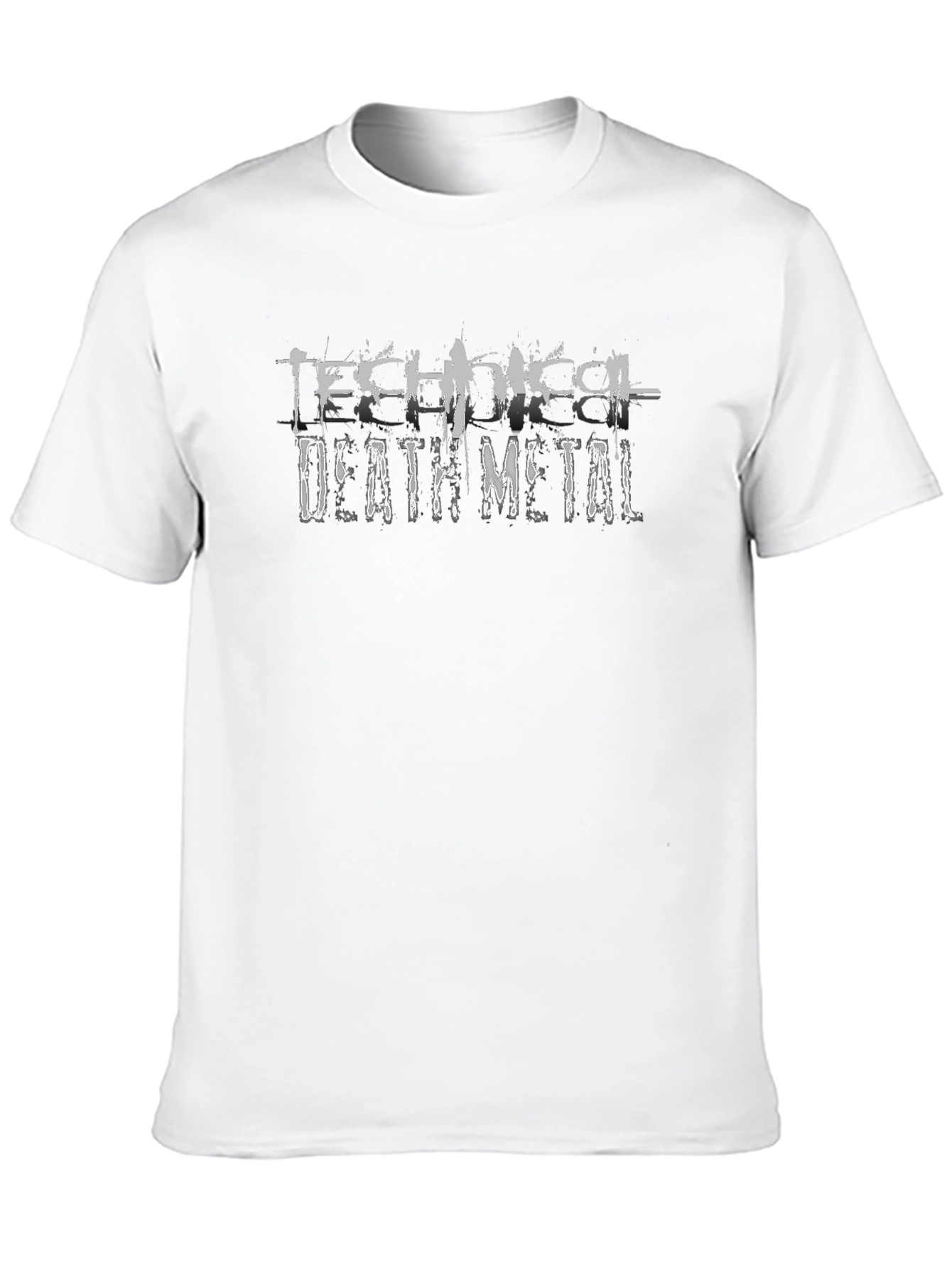 Technical Death Metal Black Graphic T-Shirt
