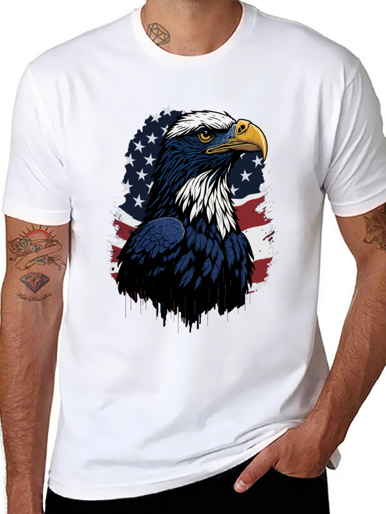 American Eagle Flag Graphic T-Shirt