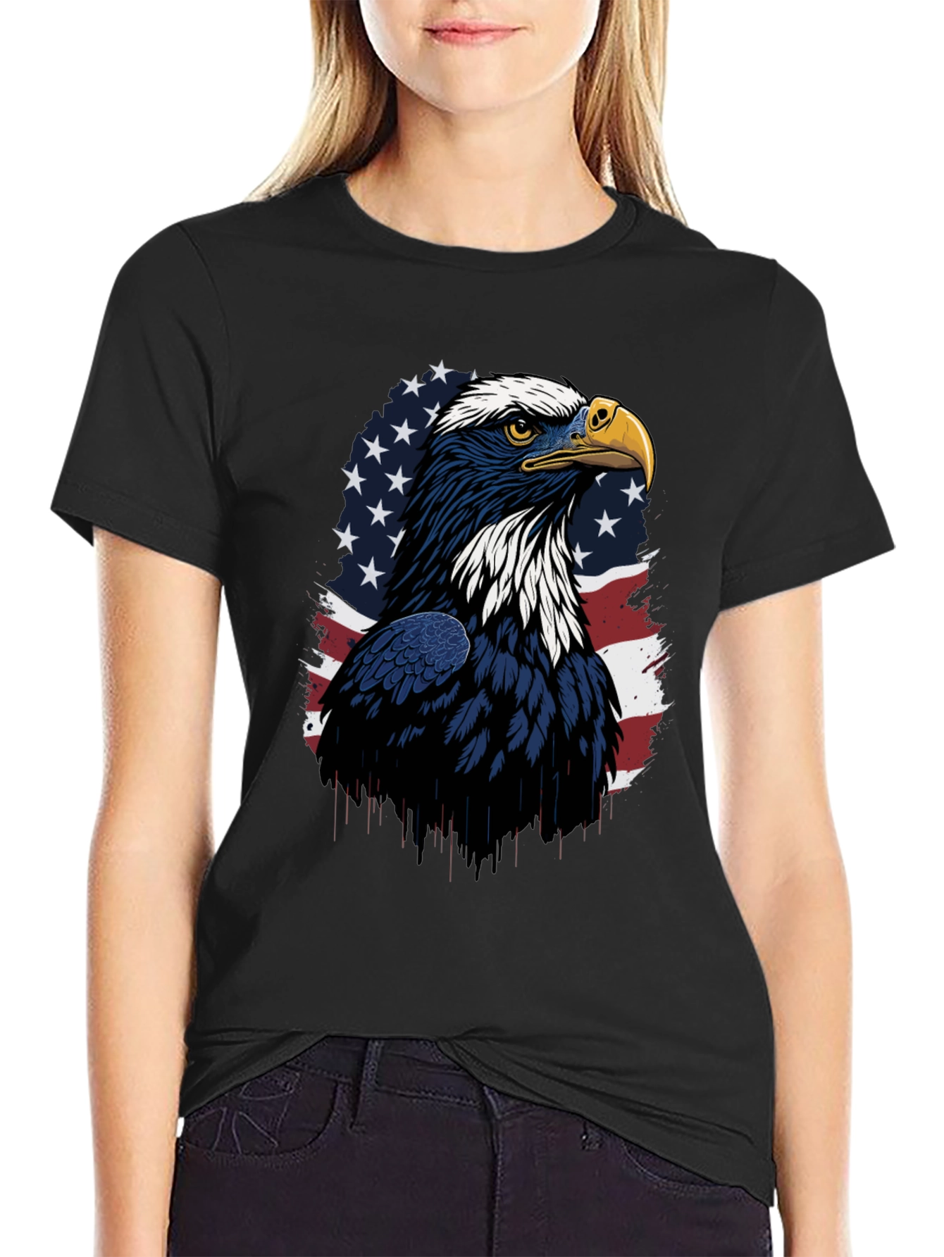 American Eagle Flag Graphic T-Shirt