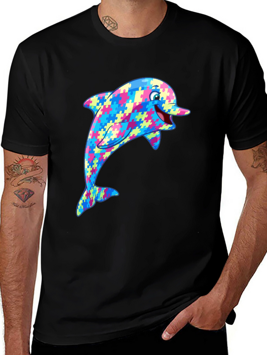 Dolphin Autism Awareness T-Shirt