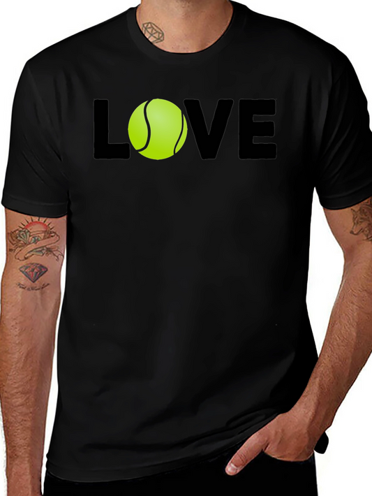 Love Tennis T-Shirt - Graphic Tee for Tennis Fans