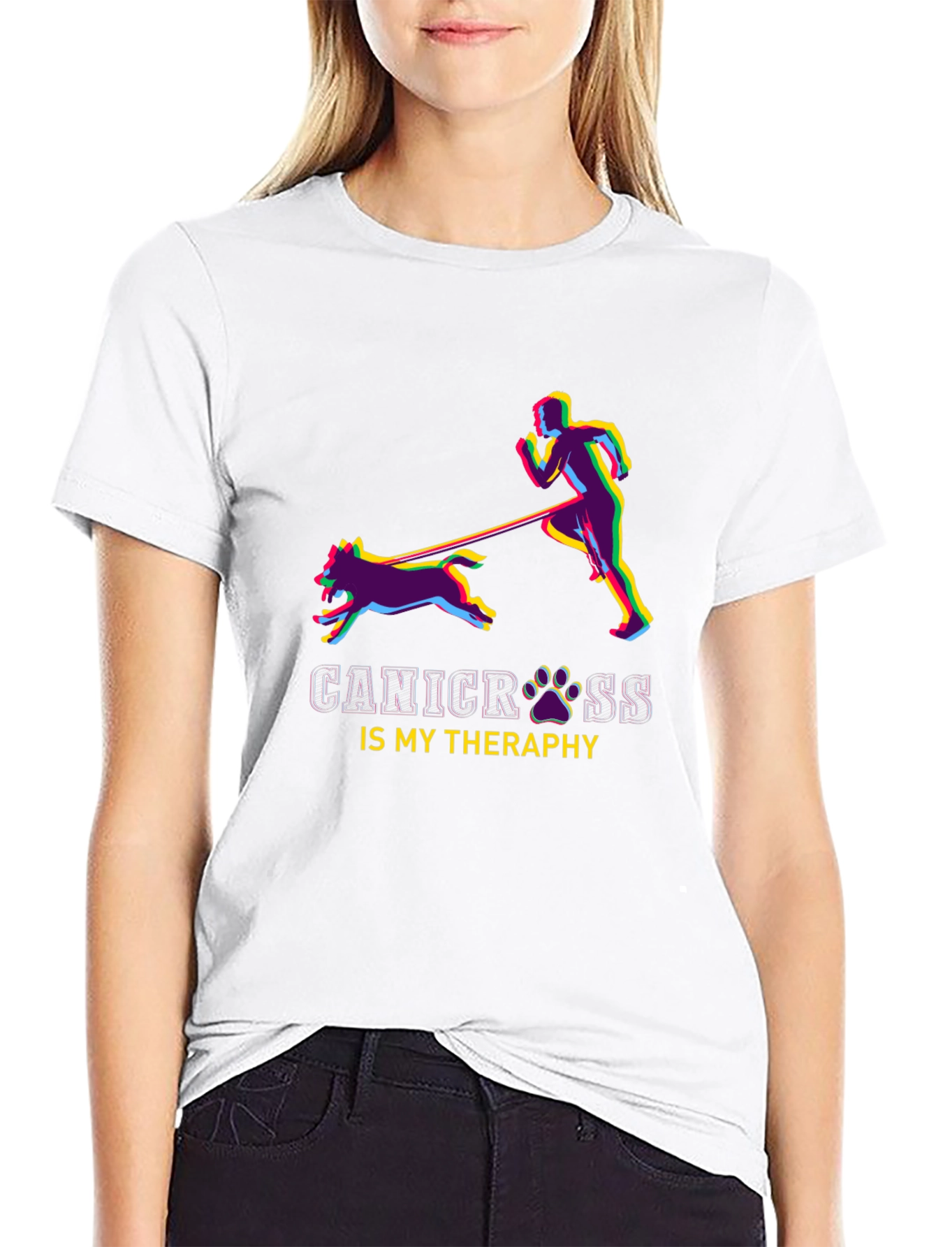 Canicross Therapy Graphic Tee