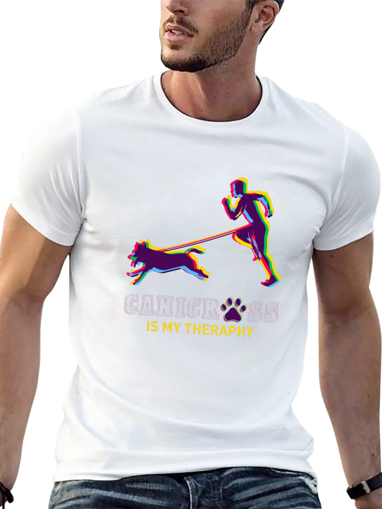 Canicross Therapy Graphic Tee