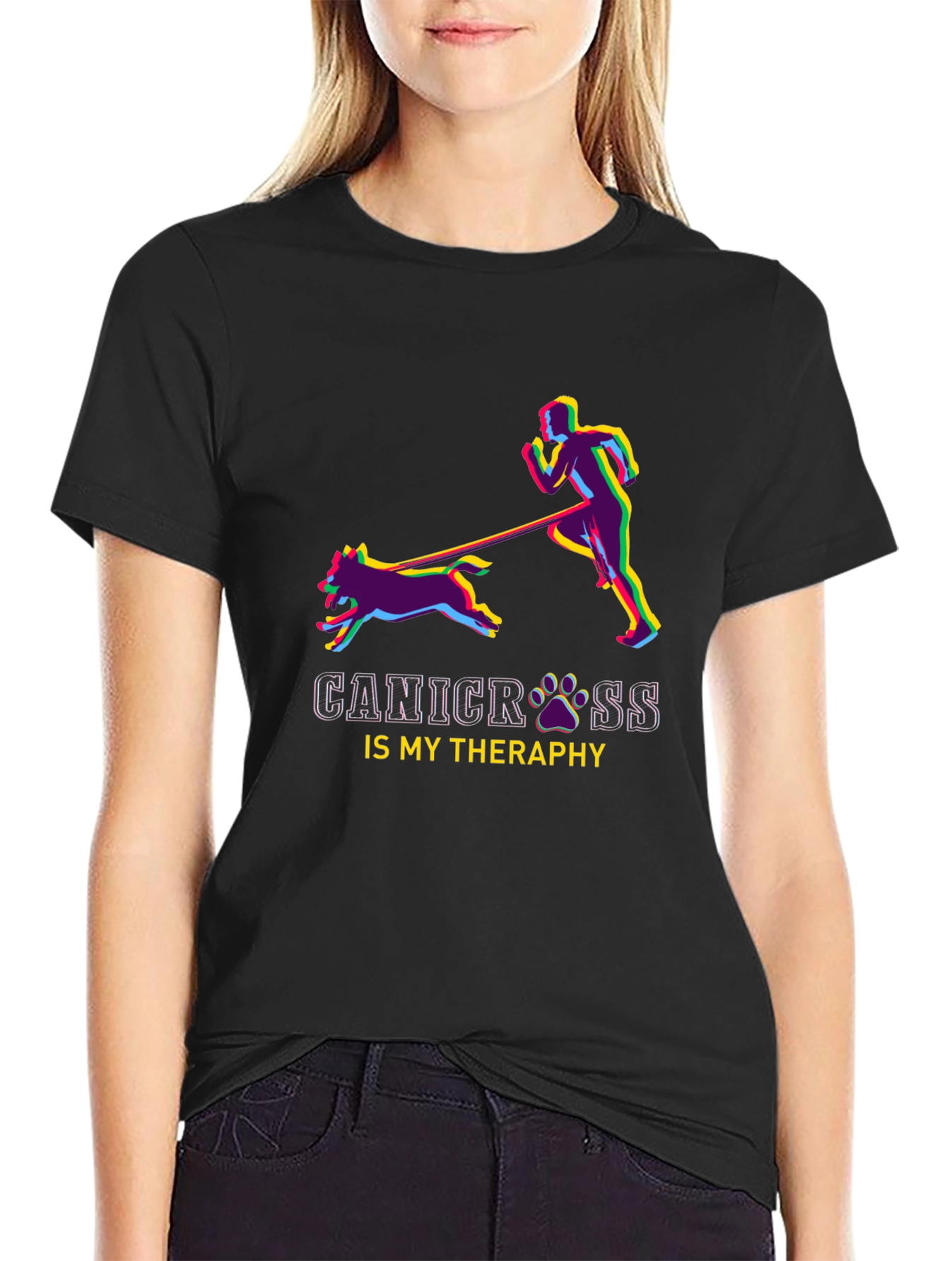 Canicross Therapy Graphic Tee