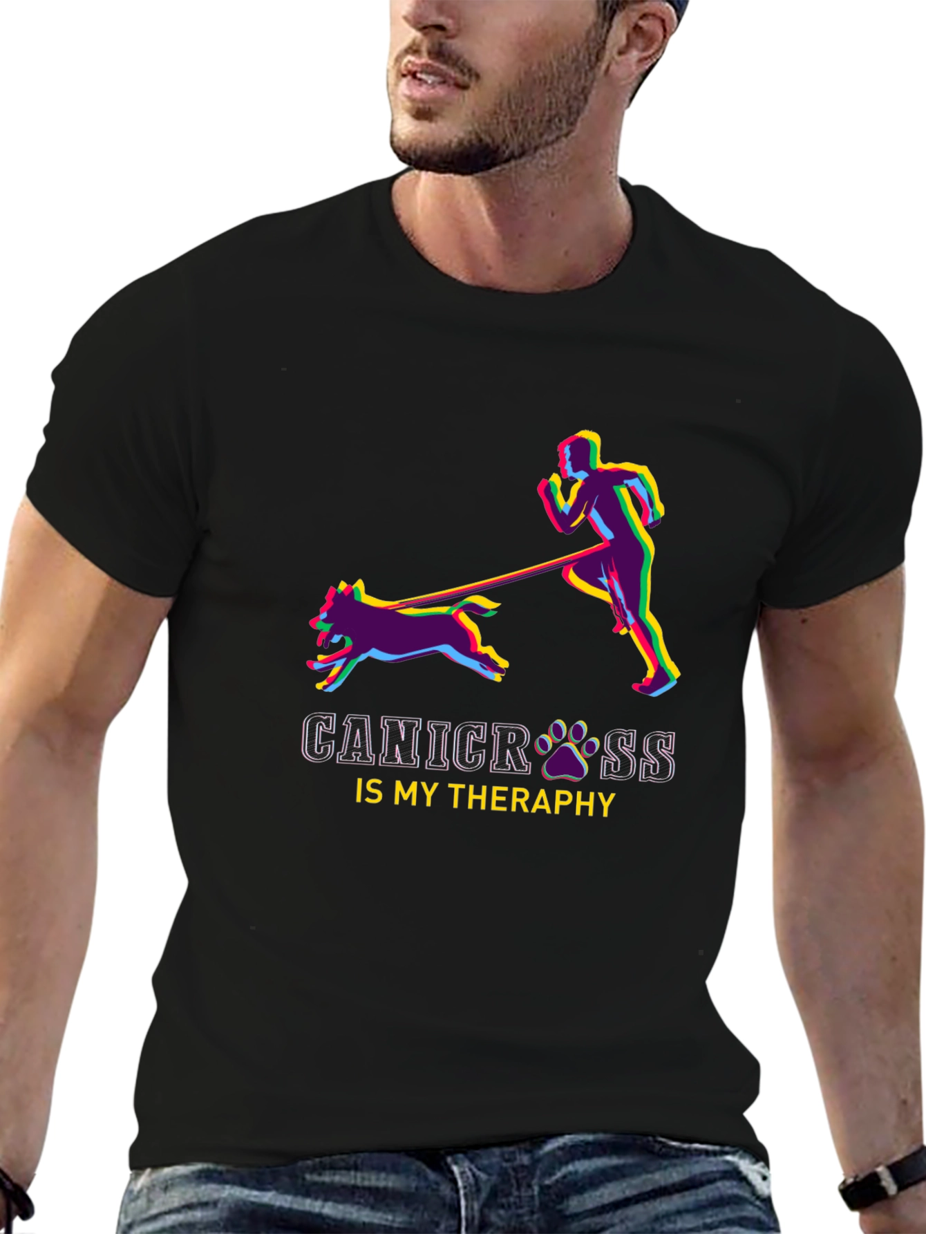 Canicross Therapy Graphic Tee