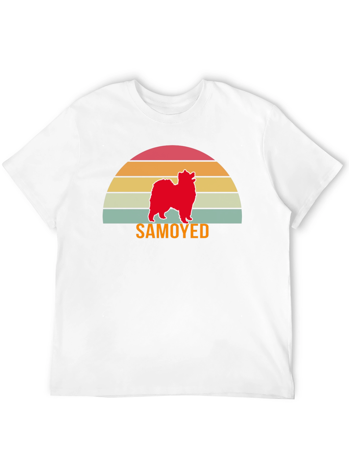 Samoyed Dog Sunset T-Shirt