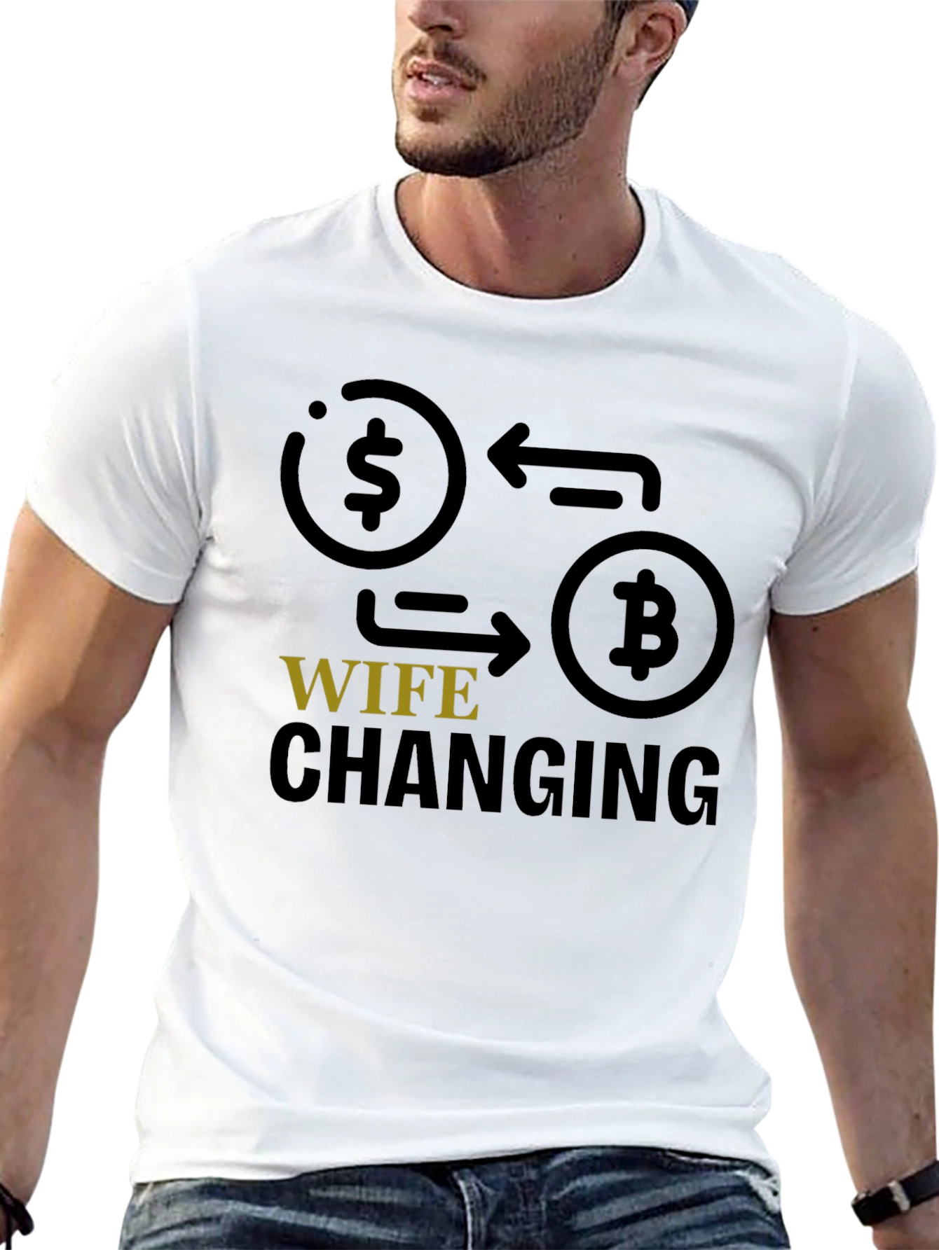 Crypto Wife Changing T-Shirt - Bitcoin Investor Tee