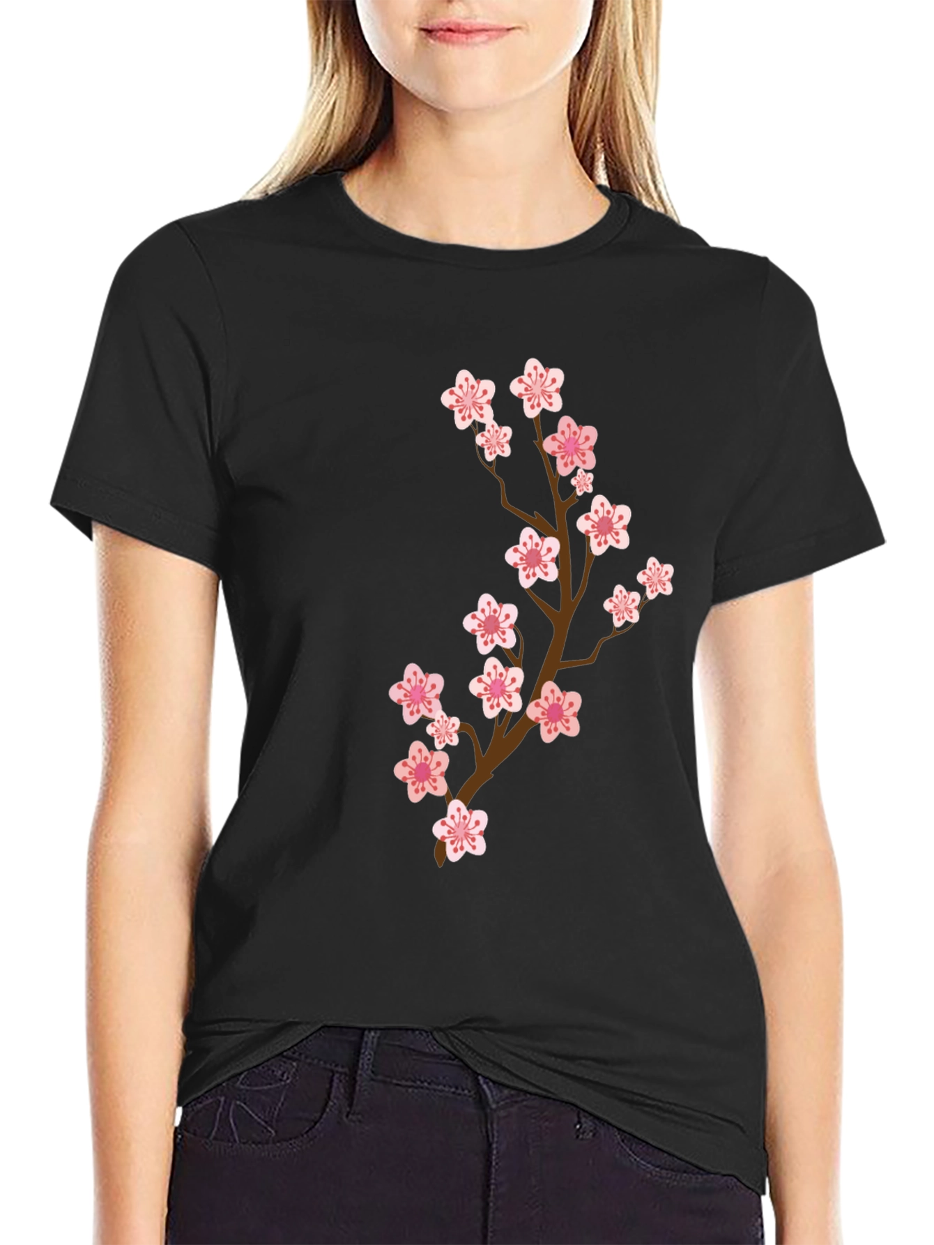 Sakura Blossom Graphic Tee - Stylish Mens T-Shirt