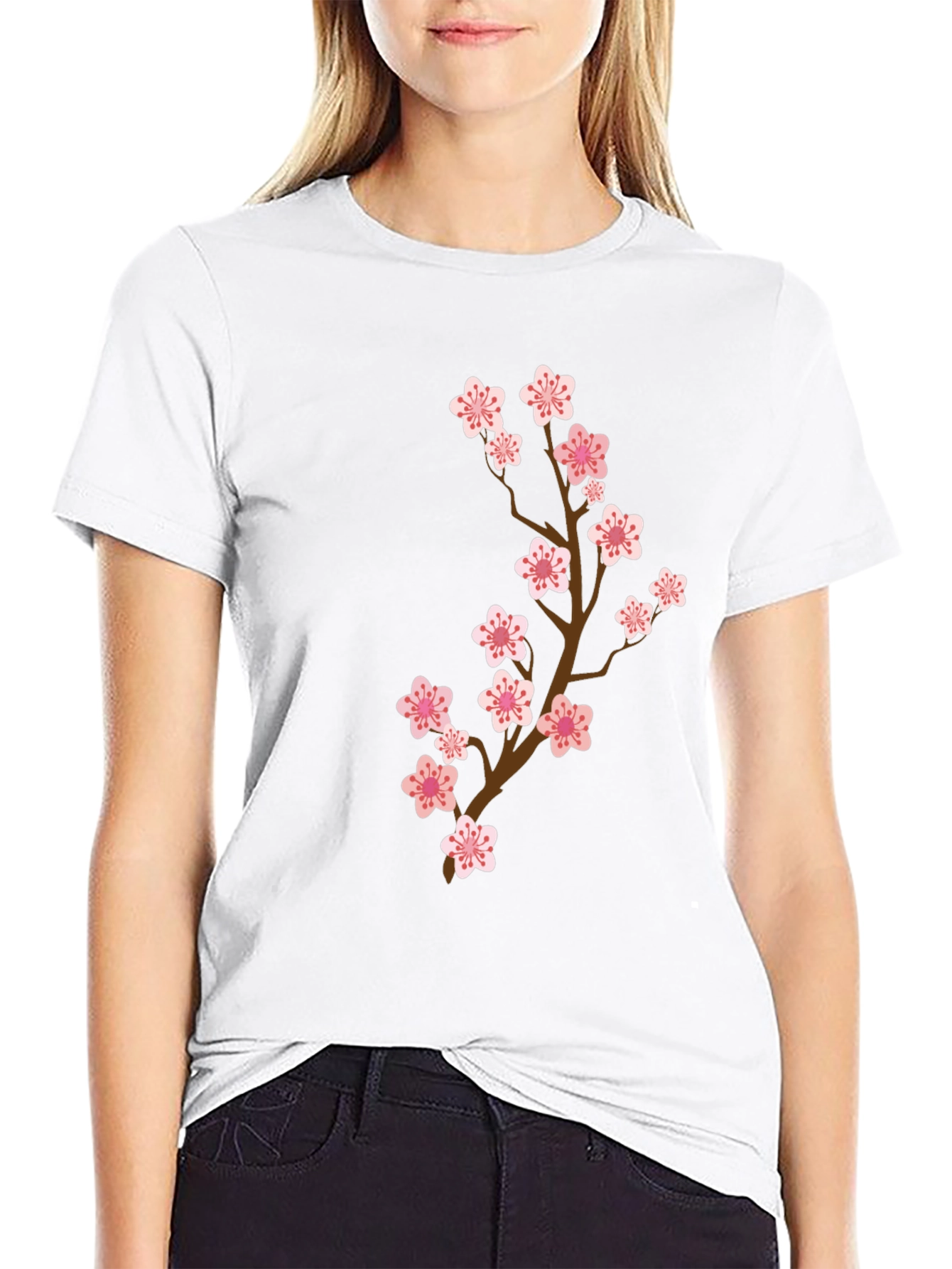 Sakura Blossom Graphic Tee - Stylish Mens T-Shirt