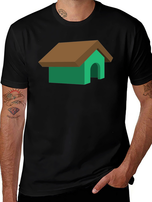 Dog House Graphic Tee - Funny Pet Lover Shirt