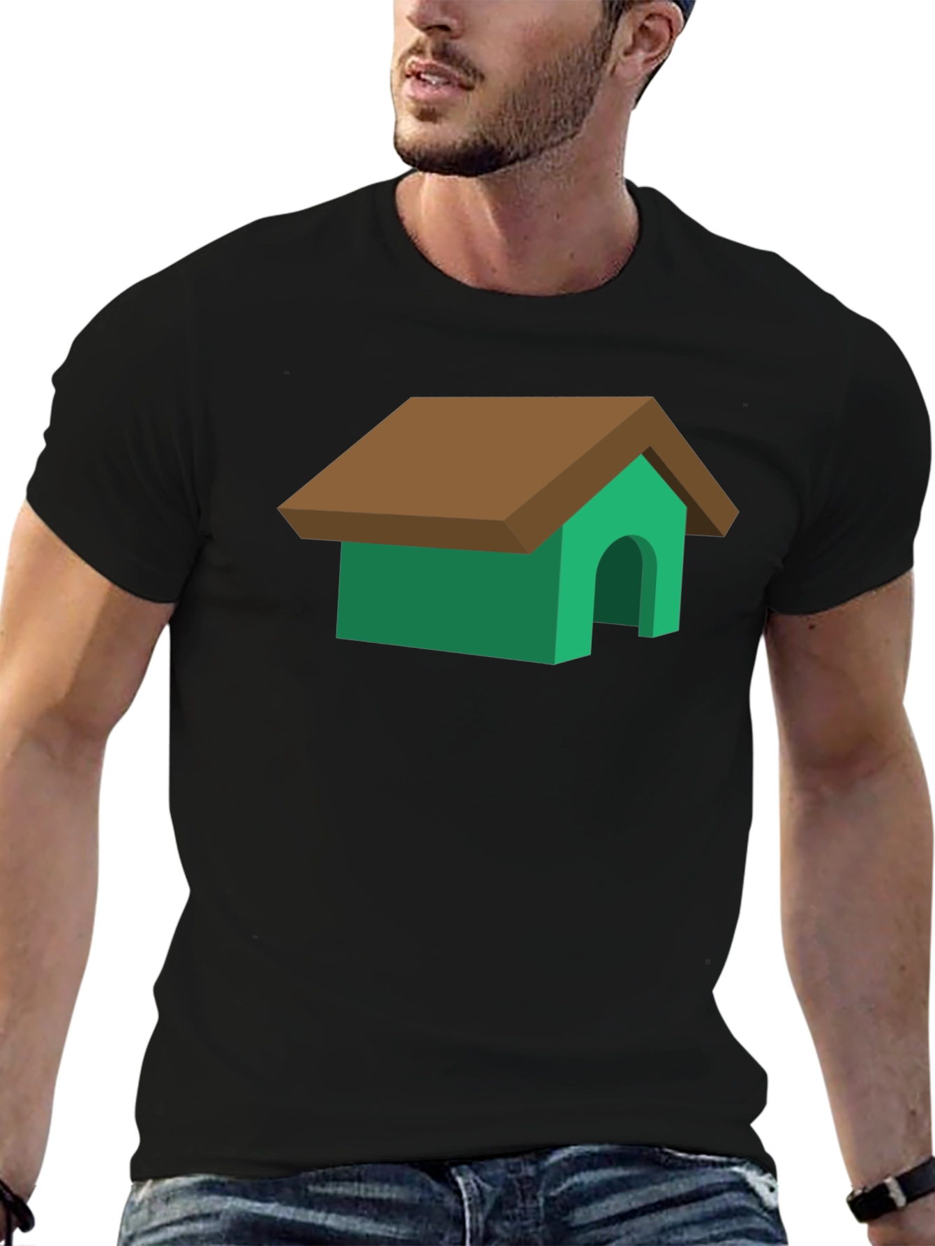 Dog House Graphic Tee - Funny Pet Lover Shirt