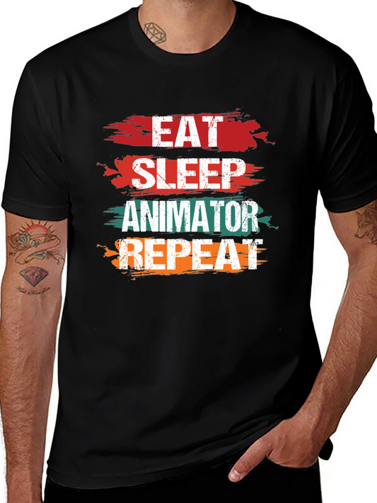 Animator Life T-Shirt - Eat Sleep Animator Repeat
